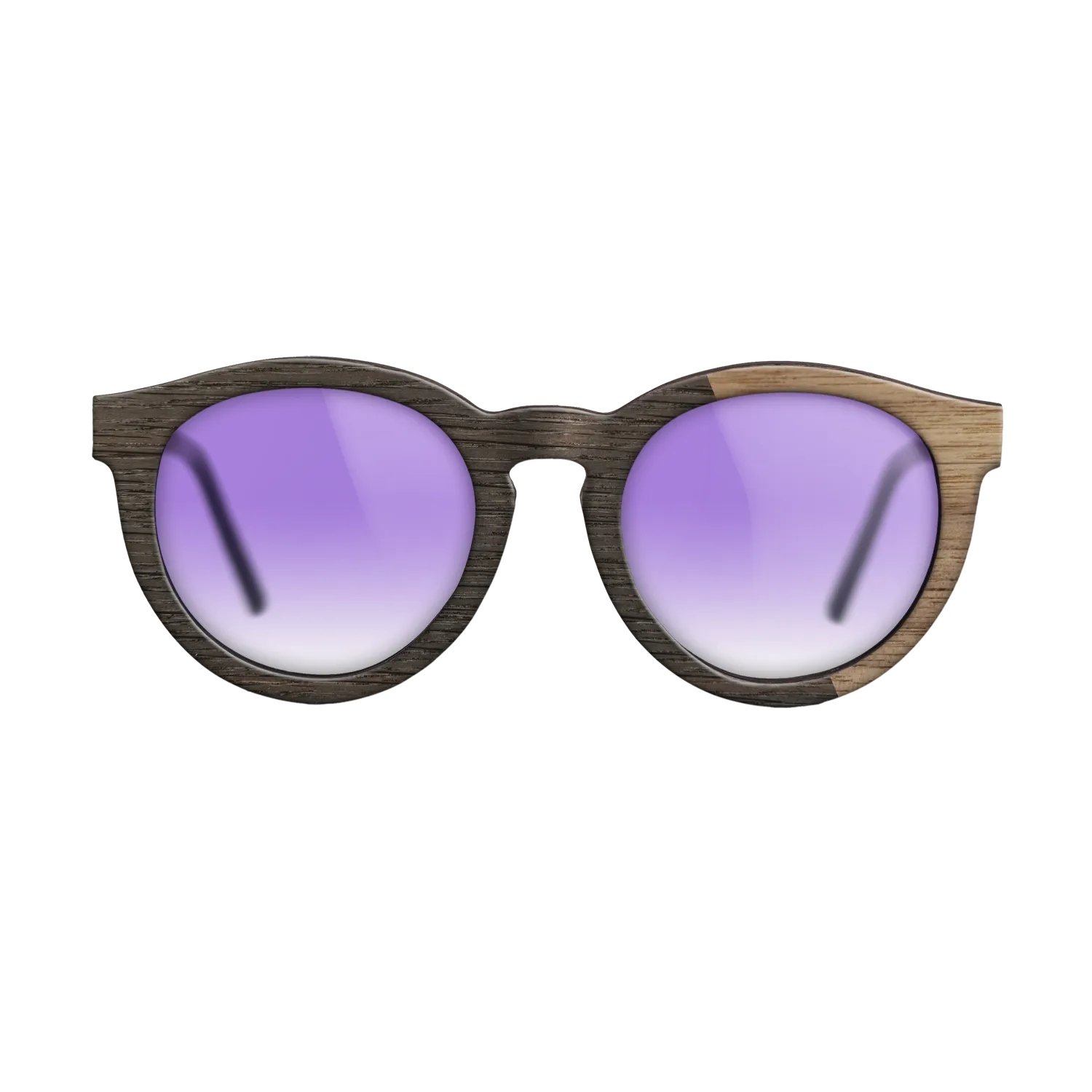 Fumed Oak,Walnut: Straight Grain: Splice - The Rebel - Round - 1329 - SIRIS wood optic