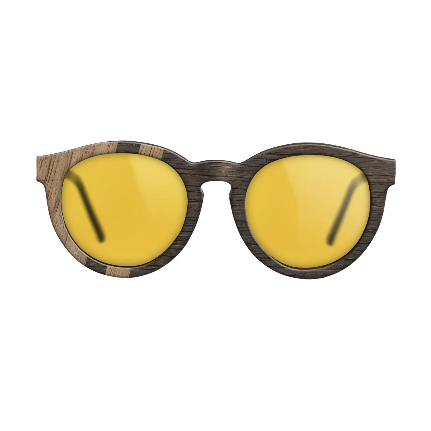 Fumed Oak,Walnut: Straight Grain: Splice - The Rebel - Round - 1895 - SIRIS wood optic