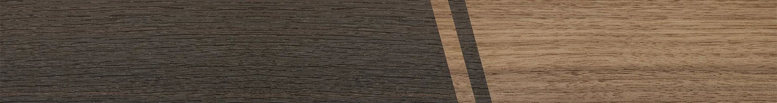 Fumed Oak,Walnut: Straight Grain: Splice - The Sage - Rectangle - 1049 - SIRIS wood optic