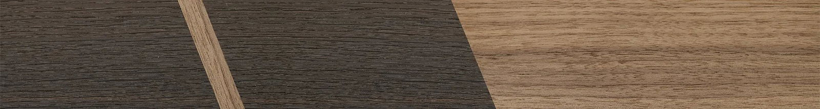 Fumed Oak,Walnut: Straight Grain: Splice - The Sage - Rectangle - 1329 - SIRIS wood optic