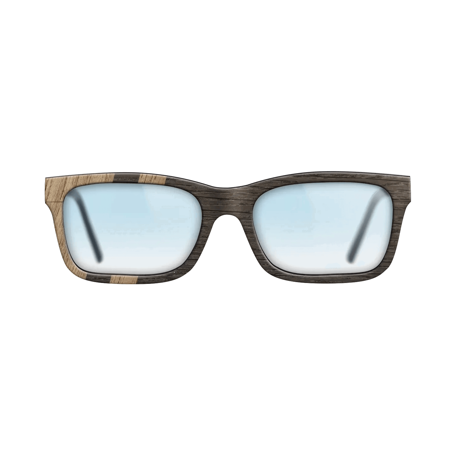 Fumed Oak,Walnut: Straight Grain: Splice - The Sage - Rectangle - 1895 - SIRIS wood optic