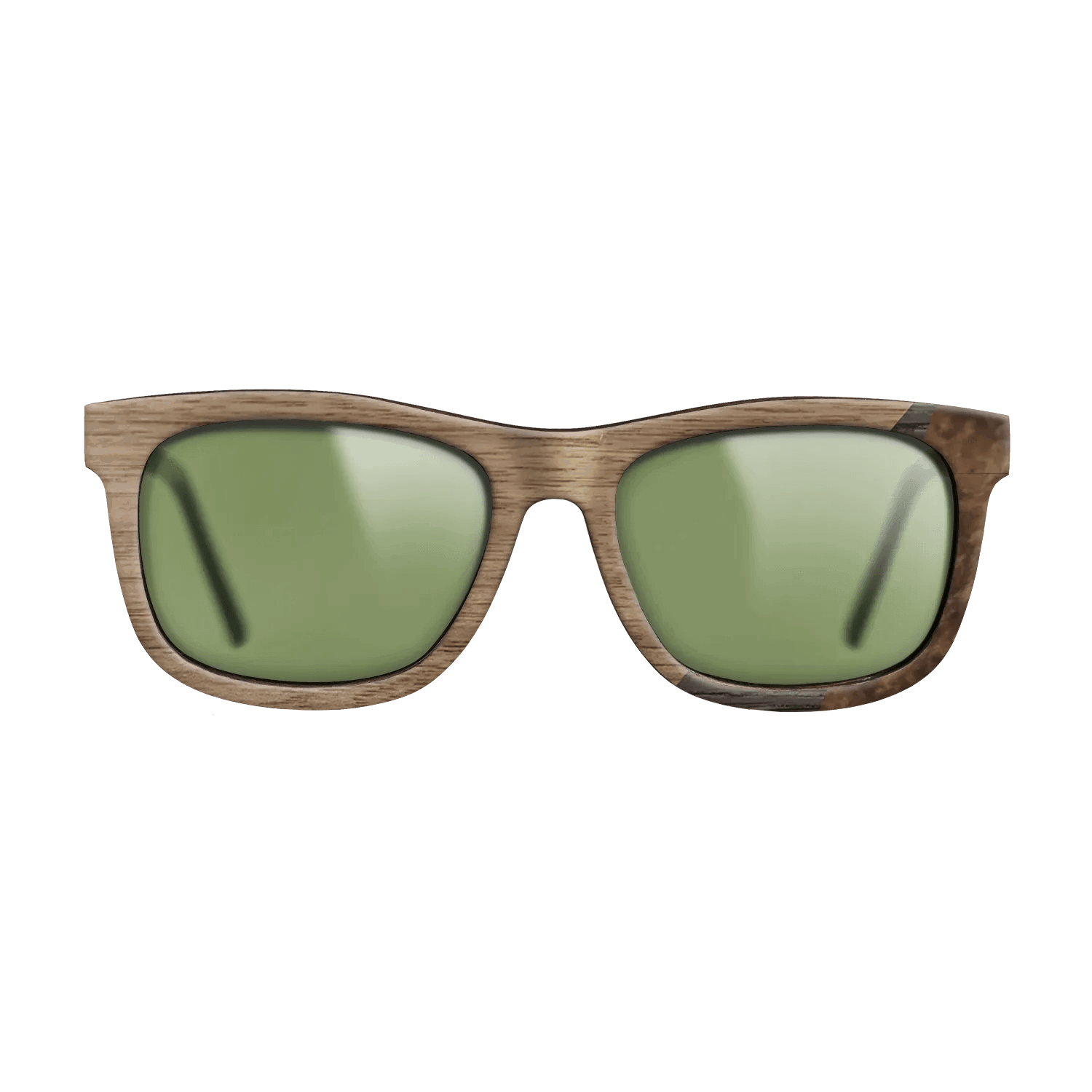Fumed Oak,Walnut: Straight Grain,Walnut Burl: Angle Cut - The Hero - Square - SIRIS wood optic