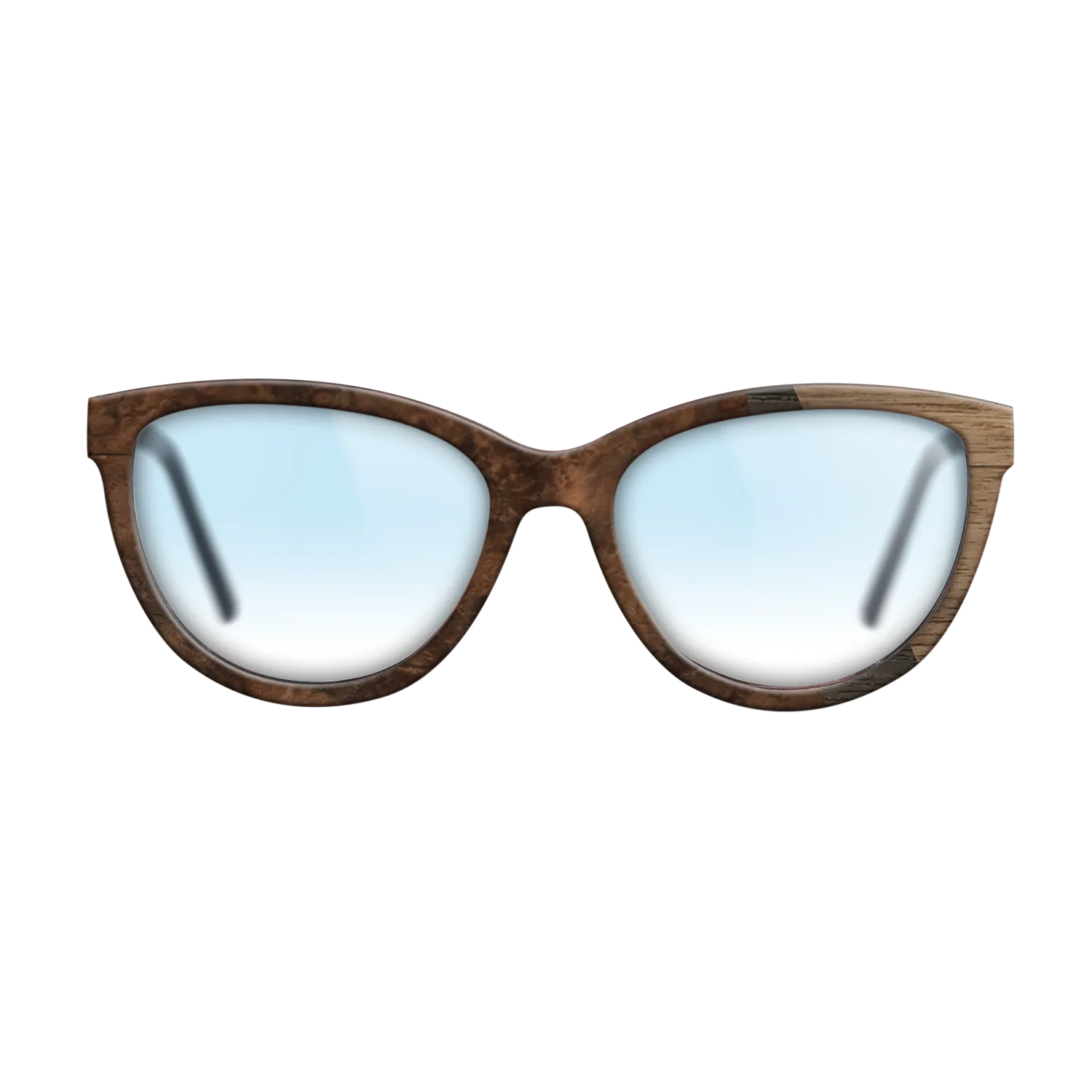 Fumed Oak,Walnut: Straight Grain,Walnut Burl: Angle Cut - The Maiden - Cat - 1804 - SIRIS wood optic