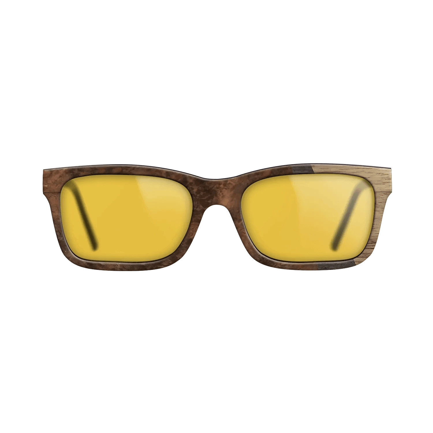 Fumed Oak,Walnut: Straight Grain,Walnut Burl: Angle Cut - The Sage - Rectangle - 1804 - SIRIS wood optic