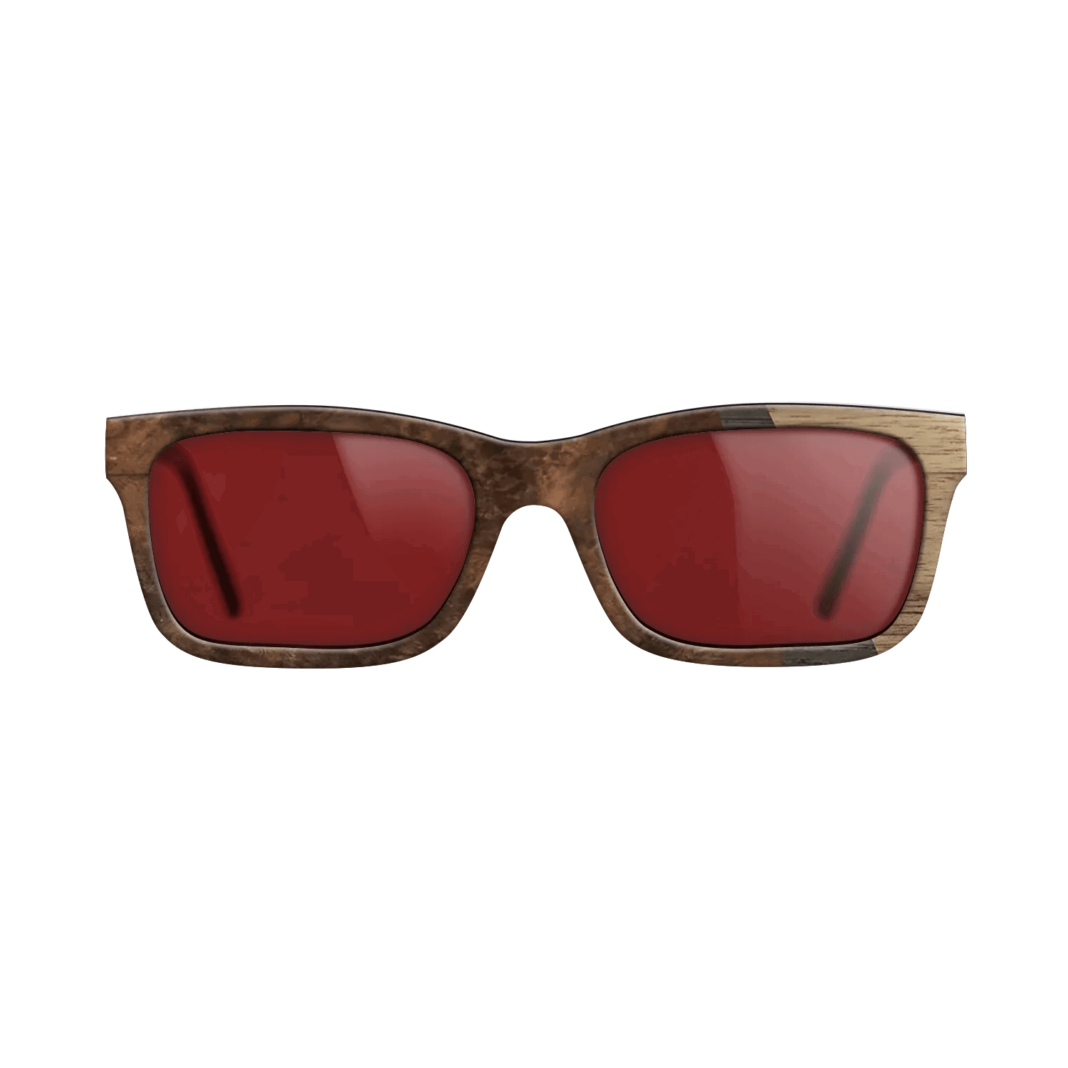 Fumed Oak,Walnut: Straight Grain,Walnut Burl: Angle Cut - The Sage - Rectangle - 1804 - SIRIS wood optic