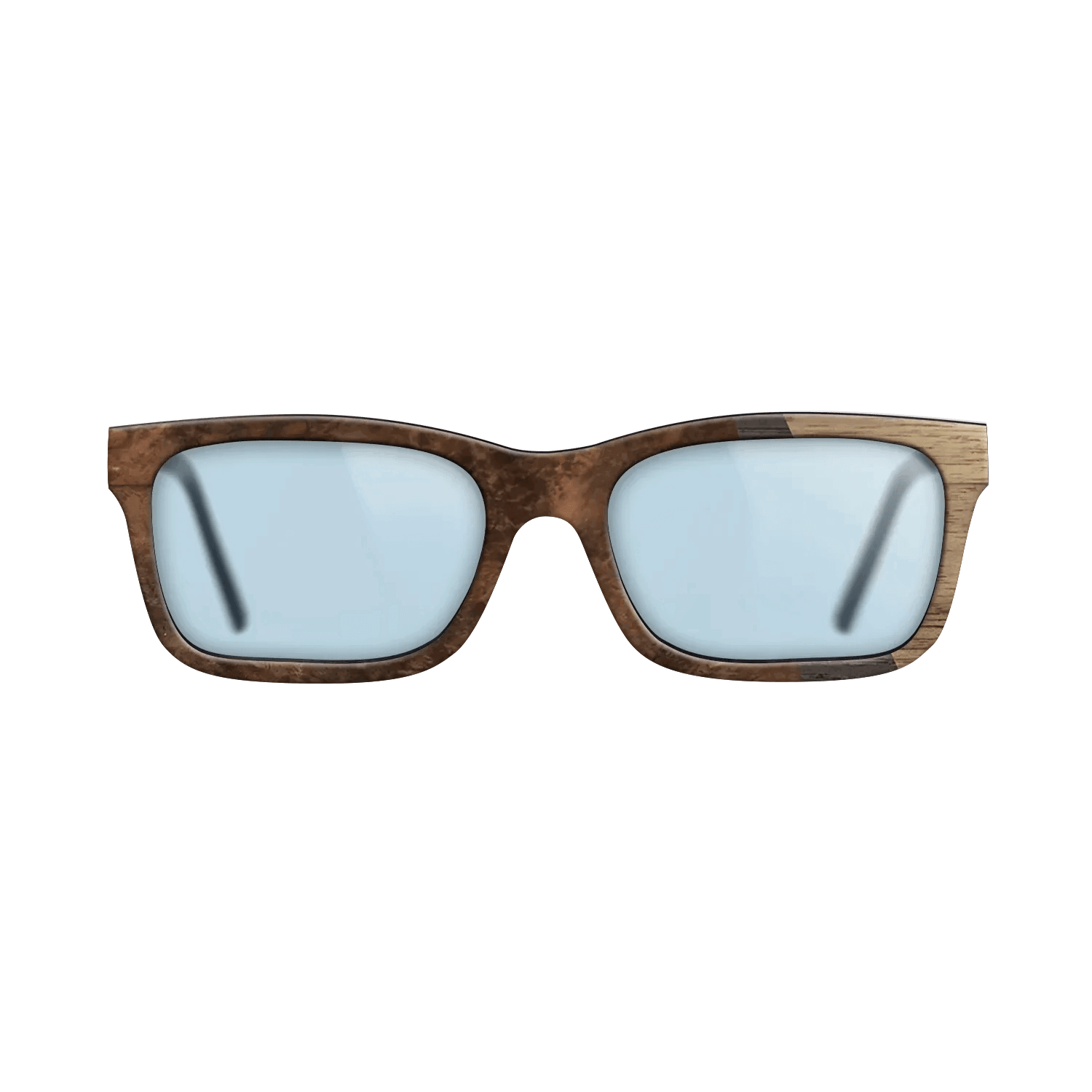 Fumed Oak,Walnut: Straight Grain,Walnut Burl: Angle Cut - The Sage - Rectangle - 1804 - SIRIS wood optic