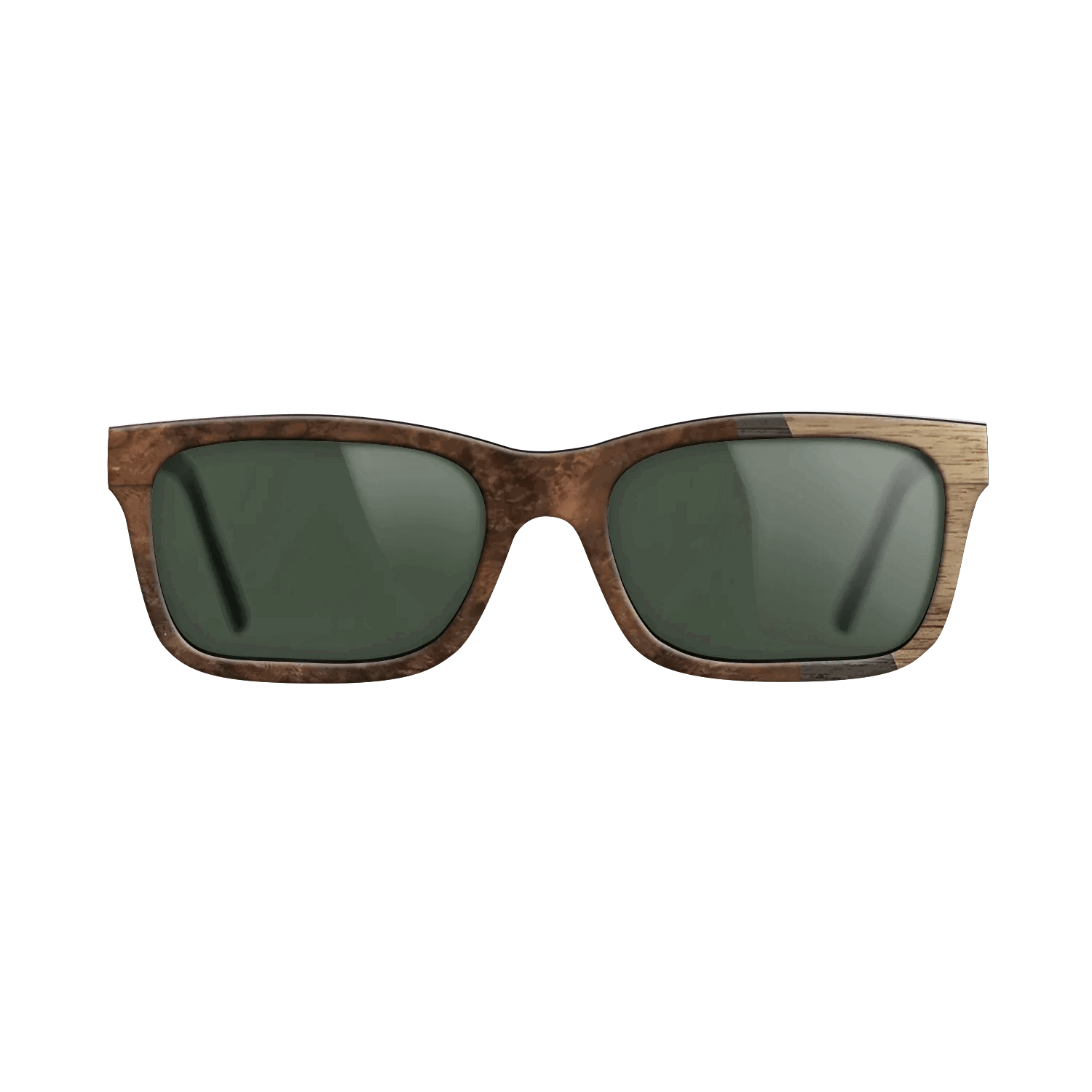 Fumed Oak,Walnut: Straight Grain,Walnut Burl: Angle Cut - The Sage - Rectangle - 1804 - SIRIS wood optic