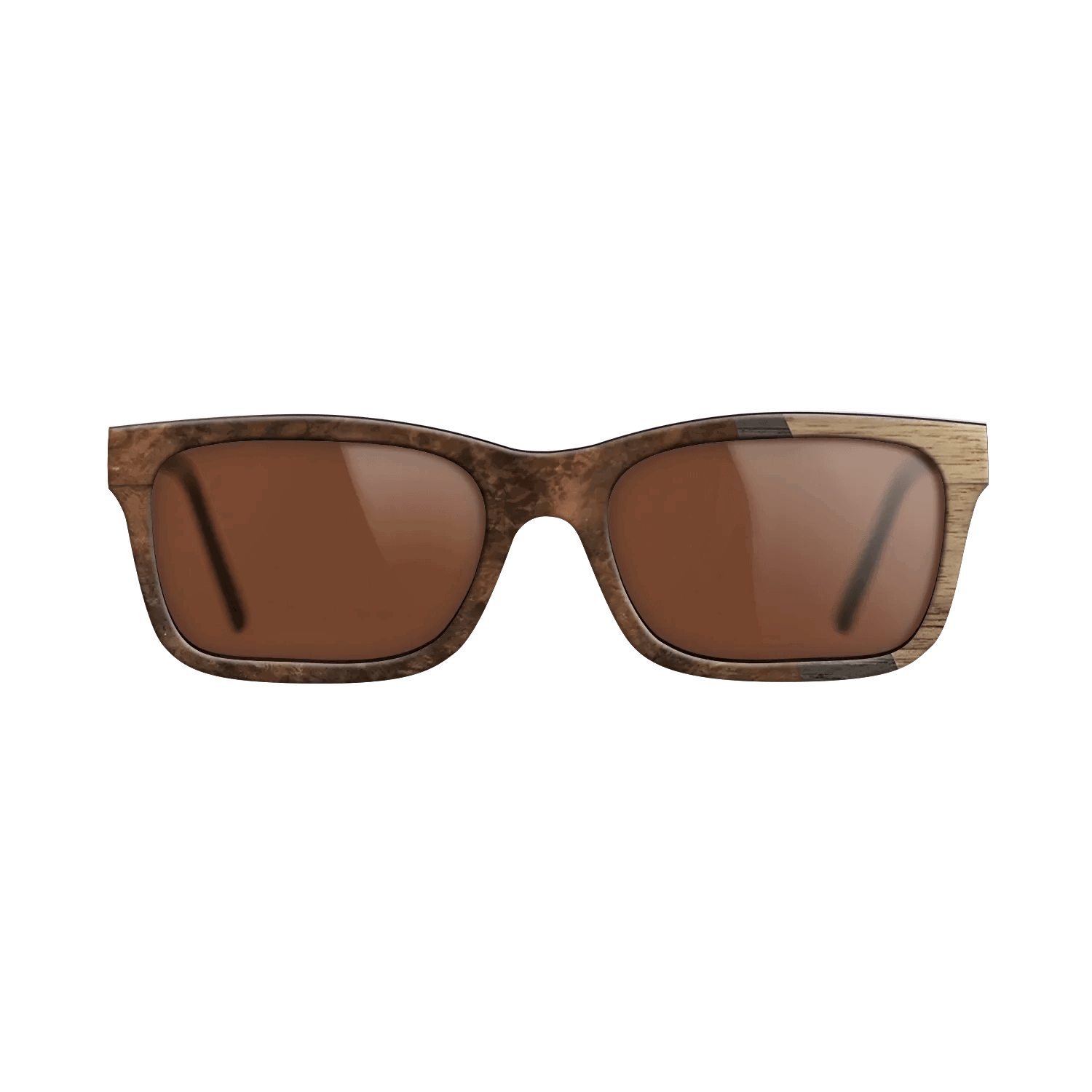 Fumed Oak,Walnut: Straight Grain,Walnut Burl: Angle Cut - The Sage - Rectangle - 1804 - SIRIS wood optic