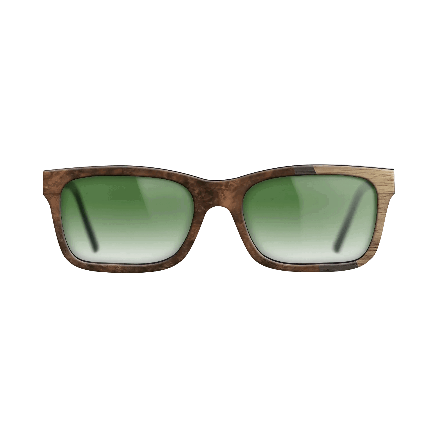 Fumed Oak,Walnut: Straight Grain,Walnut Burl: Angle Cut - The Sage - Rectangle - 1804 - SIRIS wood optic