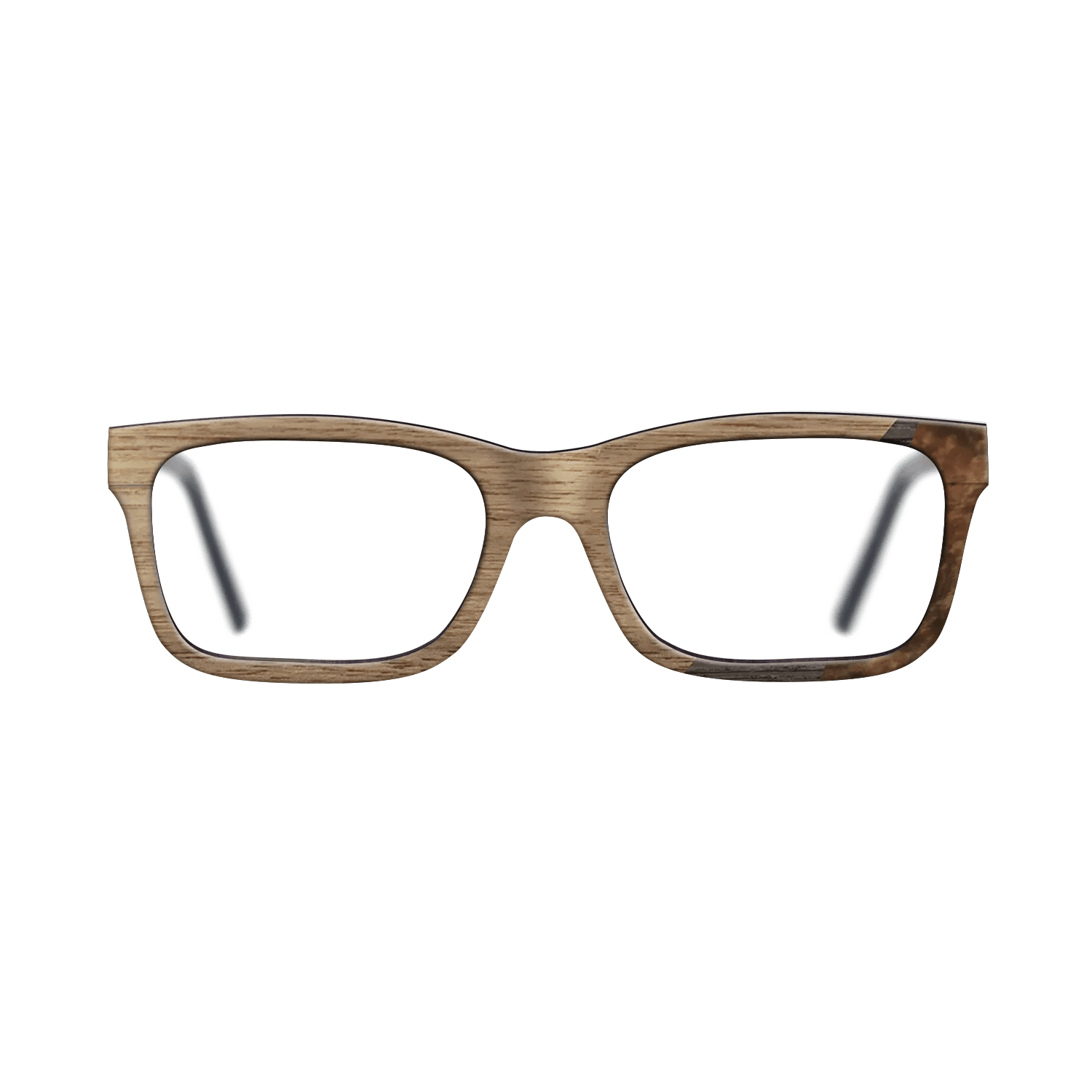 Fumed Oak,Walnut: Straight Grain,Walnut Burl: Angle Cut - The Sage - Rectangle - SIRIS wood optic