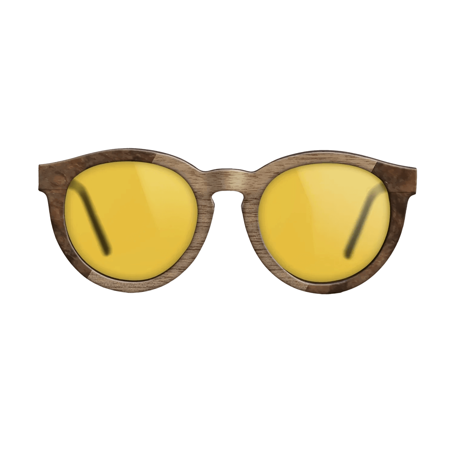 Fumed Oak,Walnut: Straight Grain,Walnut Claro Light,Walnut Burl: Angle Cut - The Rebel - Round - 1351 - SIRIS wood optic