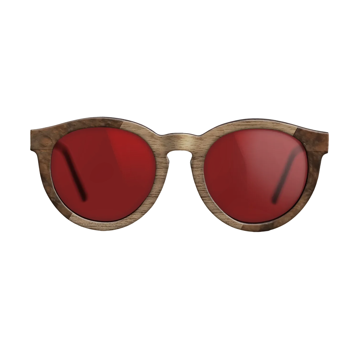 Fumed Oak,Walnut: Straight Grain,Walnut Claro Light,Walnut Burl: Angle Cut - The Rebel - Round - 1351 - SIRIS wood optic