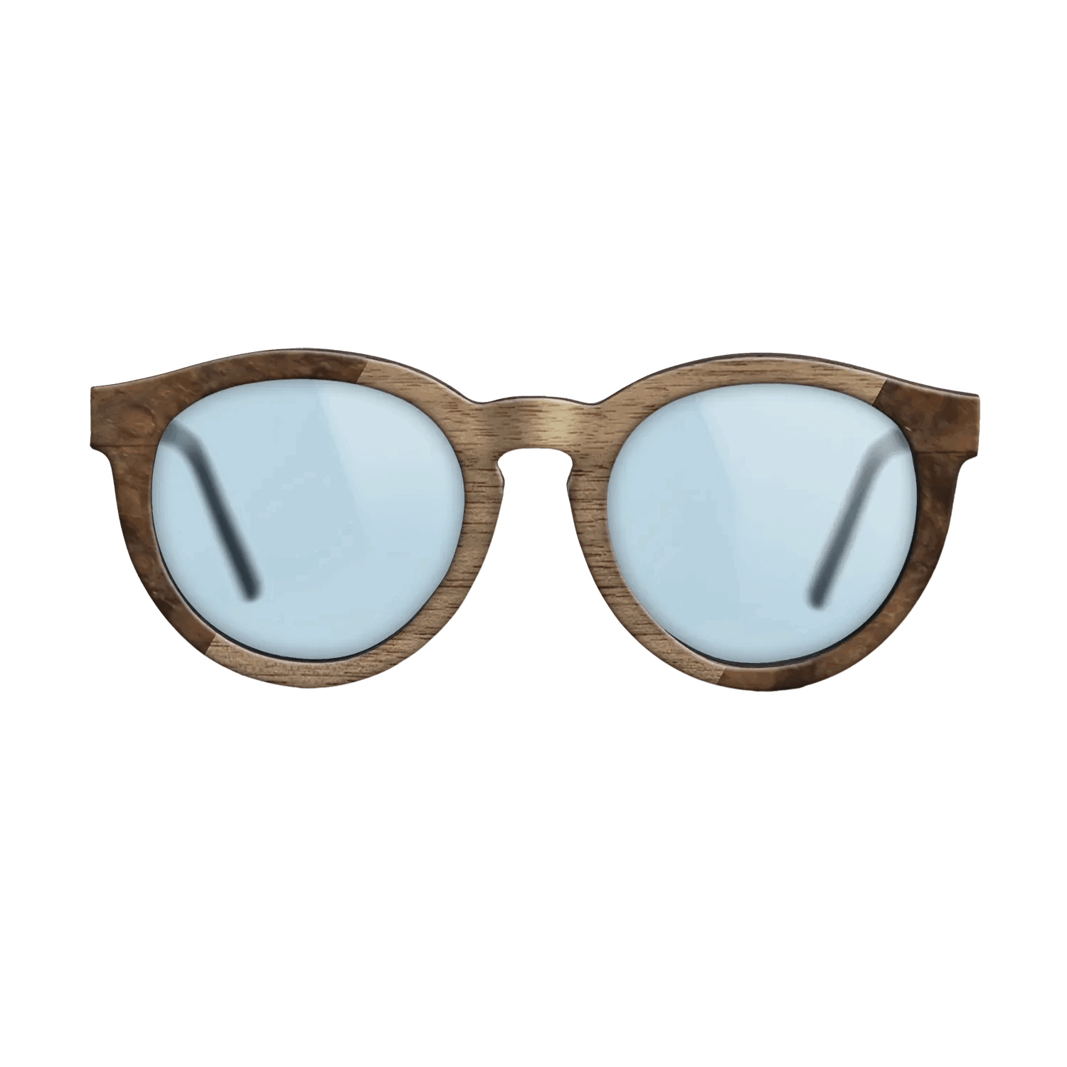 Fumed Oak,Walnut: Straight Grain,Walnut Claro Light,Walnut Burl: Angle Cut - The Rebel - Round - 1351 - SIRIS wood optic