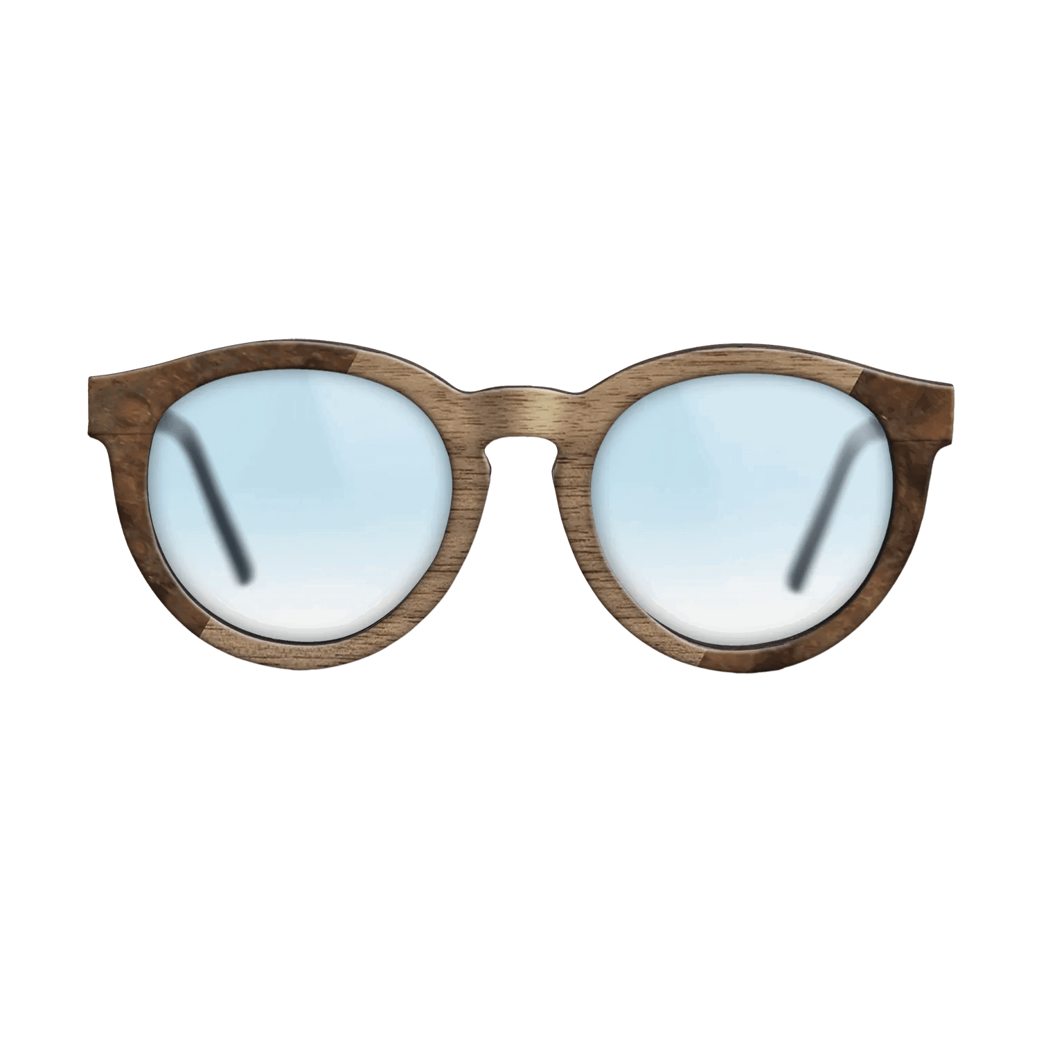 Fumed Oak,Walnut: Straight Grain,Walnut Claro Light,Walnut Burl: Angle Cut - The Rebel - Round - 1351 - SIRIS wood optic