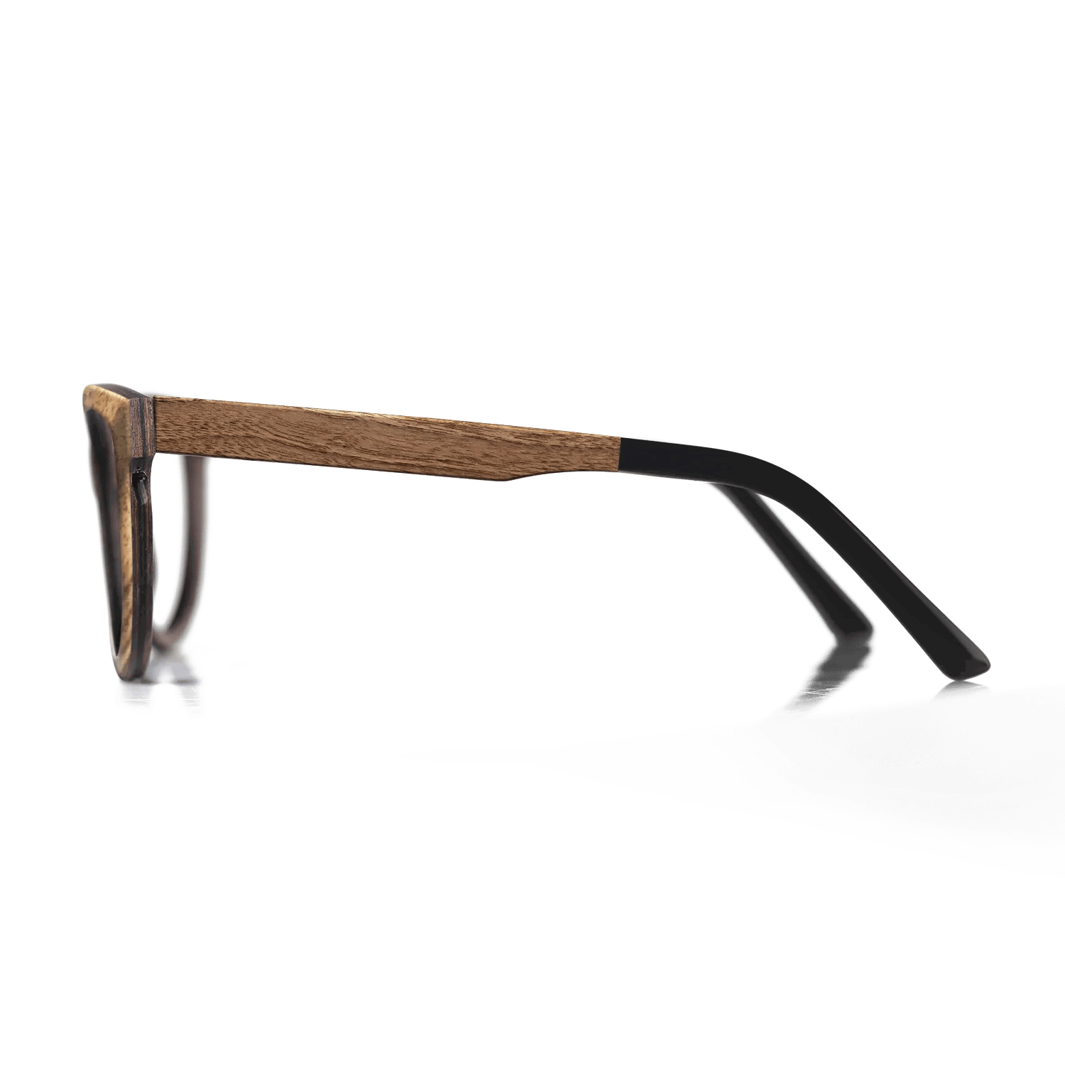 Fumed Oak,Walnut: Straight Grain,Walnut Claro Light,Zebrawood Reconstituted: Angle Cut - The Rebel - Round - 1341 - SIRIS wood optic