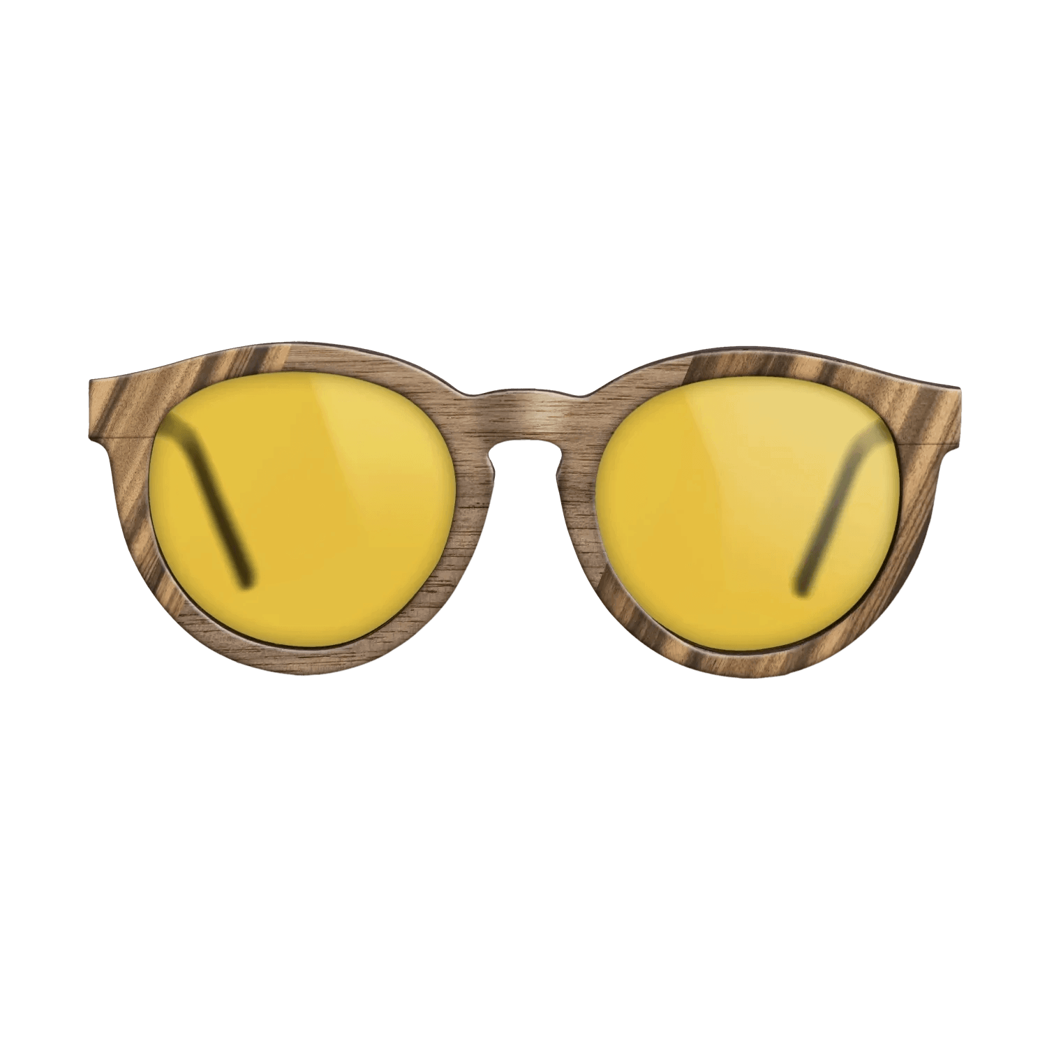 Fumed Oak,Walnut: Straight Grain,Walnut Claro Light,Zebrawood Reconstituted: Angle Cut - The Rebel - Round - 1341 - SIRIS wood optic