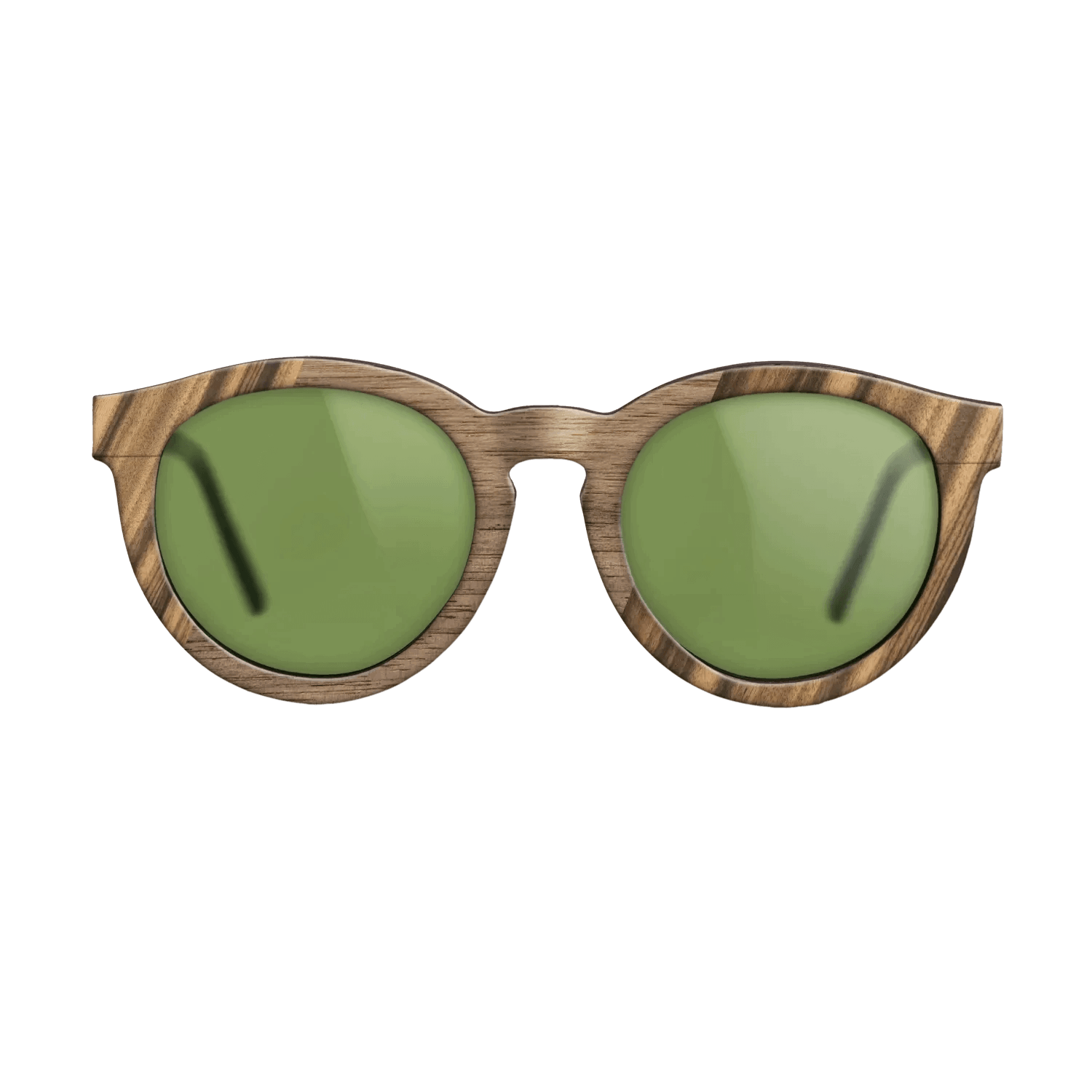 Fumed Oak,Walnut: Straight Grain,Walnut Claro Light,Zebrawood Reconstituted: Angle Cut - The Rebel - Round - 1341 - SIRIS wood optic