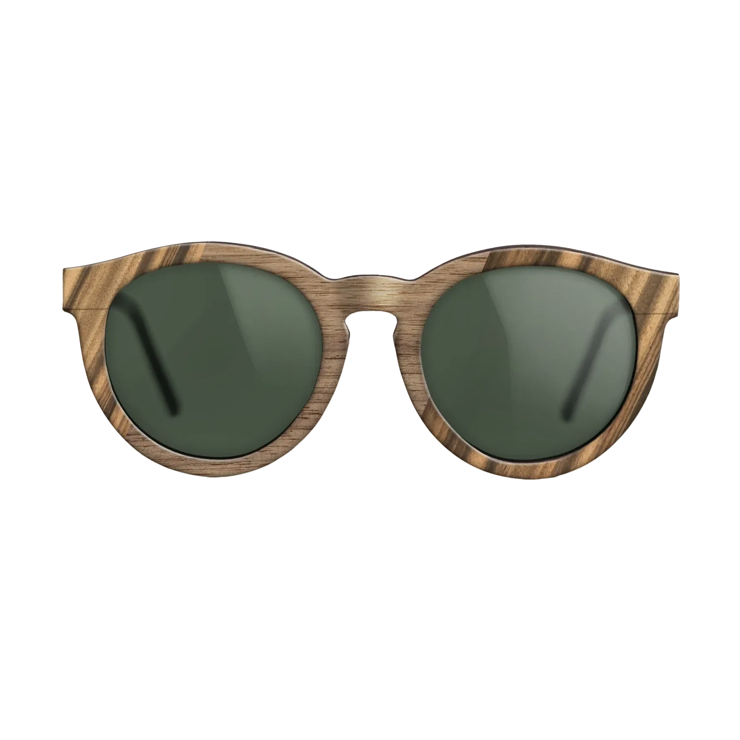 Fumed Oak,Walnut: Straight Grain,Walnut Claro Light,Zebrawood Reconstituted: Angle Cut - The Rebel - Round - 1341 - SIRIS wood optic