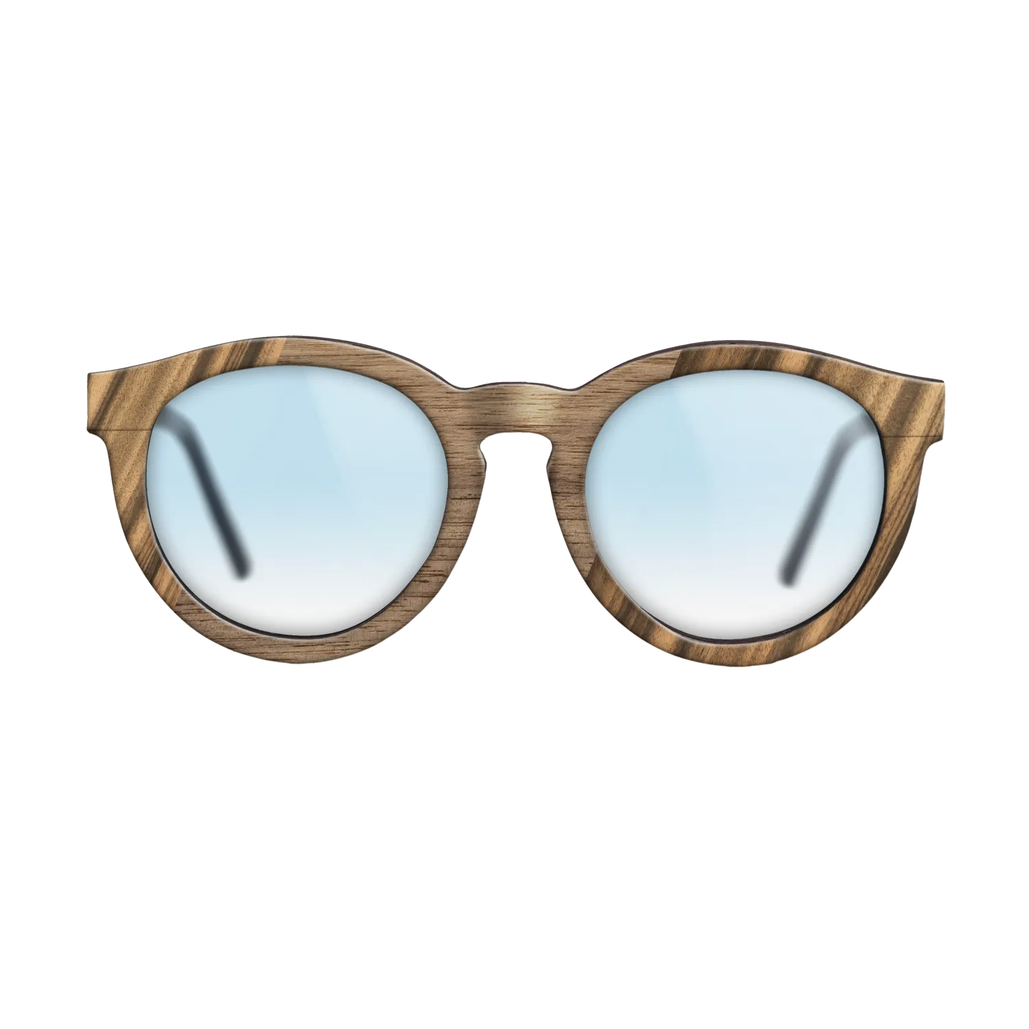 Fumed Oak,Walnut: Straight Grain,Walnut Claro Light,Zebrawood Reconstituted: Angle Cut - The Rebel - Round - 1341 - SIRIS wood optic