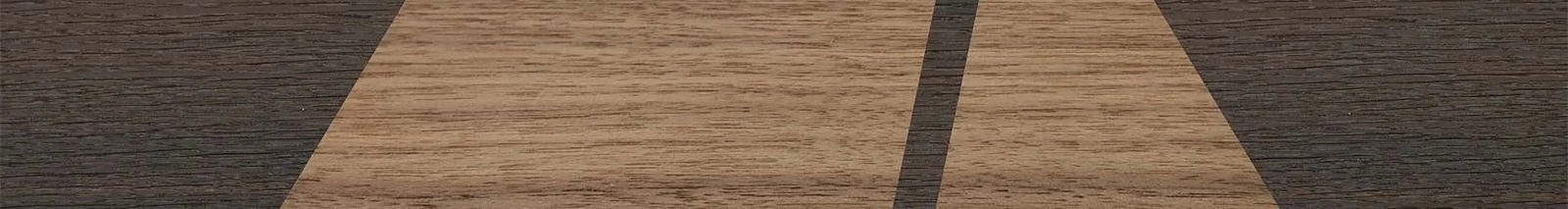 Fumed Oak,Walnut: Straight Grain: Wedge - The Hero - Square - SIRIS wood optic