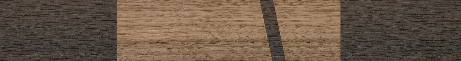 Fumed Oak,Walnut: Straight Grain: Wedge - The Maiden - Cat - 1575 - SIRIS wood optic
