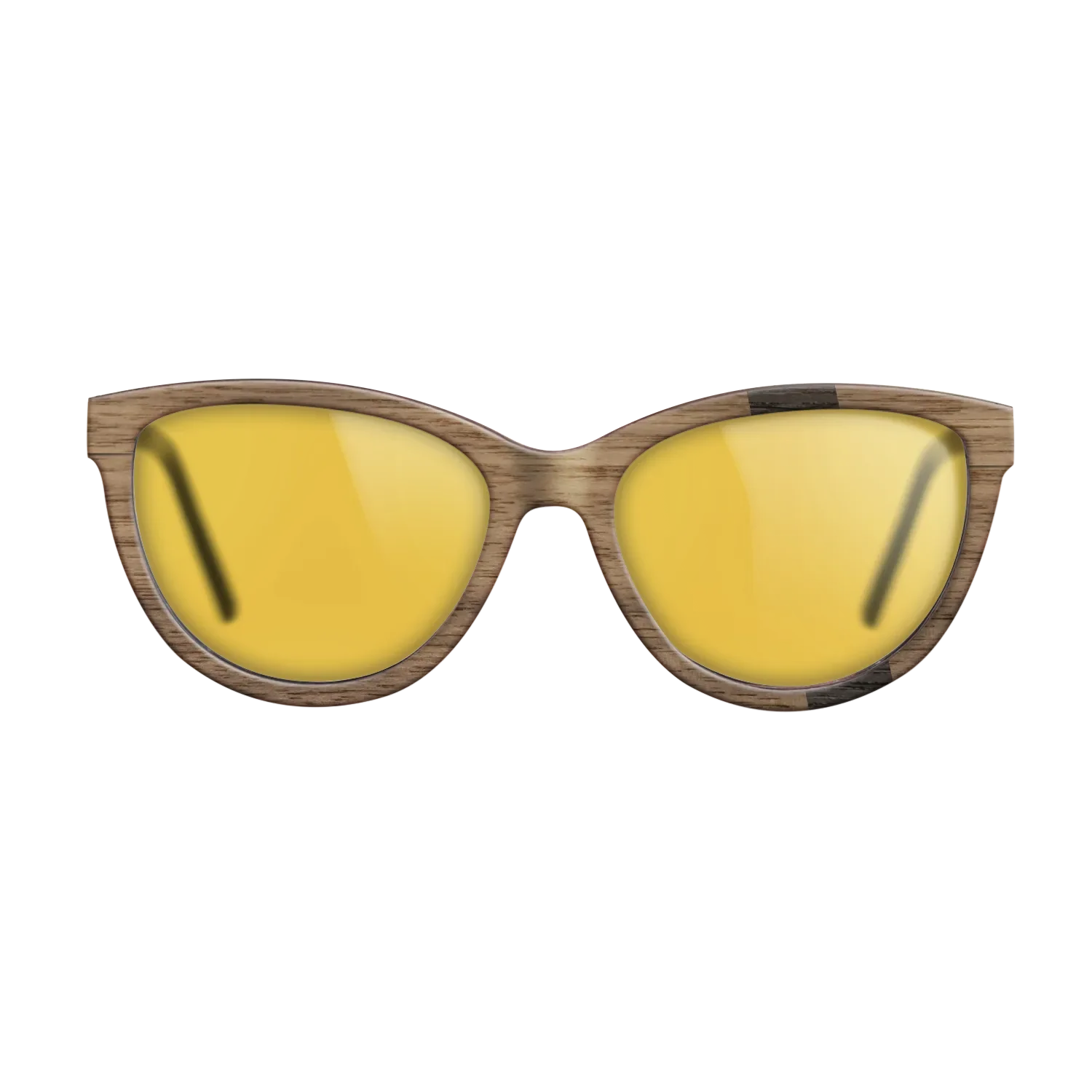 Fumed Oak,Walnut: Straight Grain: Wedge - The Maiden - Cat - 1575 - SIRIS wood optic