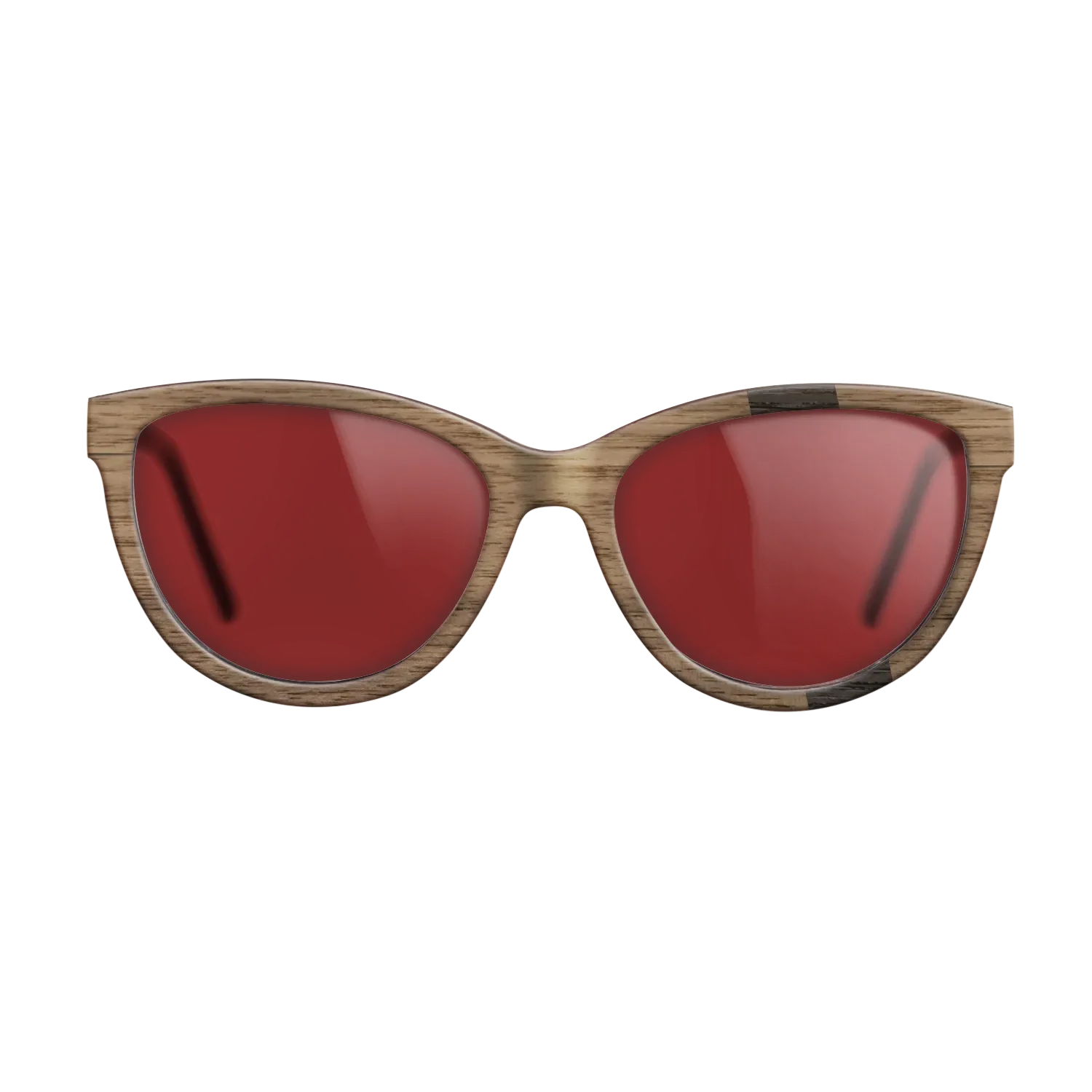 Fumed Oak,Walnut: Straight Grain: Wedge - The Maiden - Cat - 1575 - SIRIS wood optic
