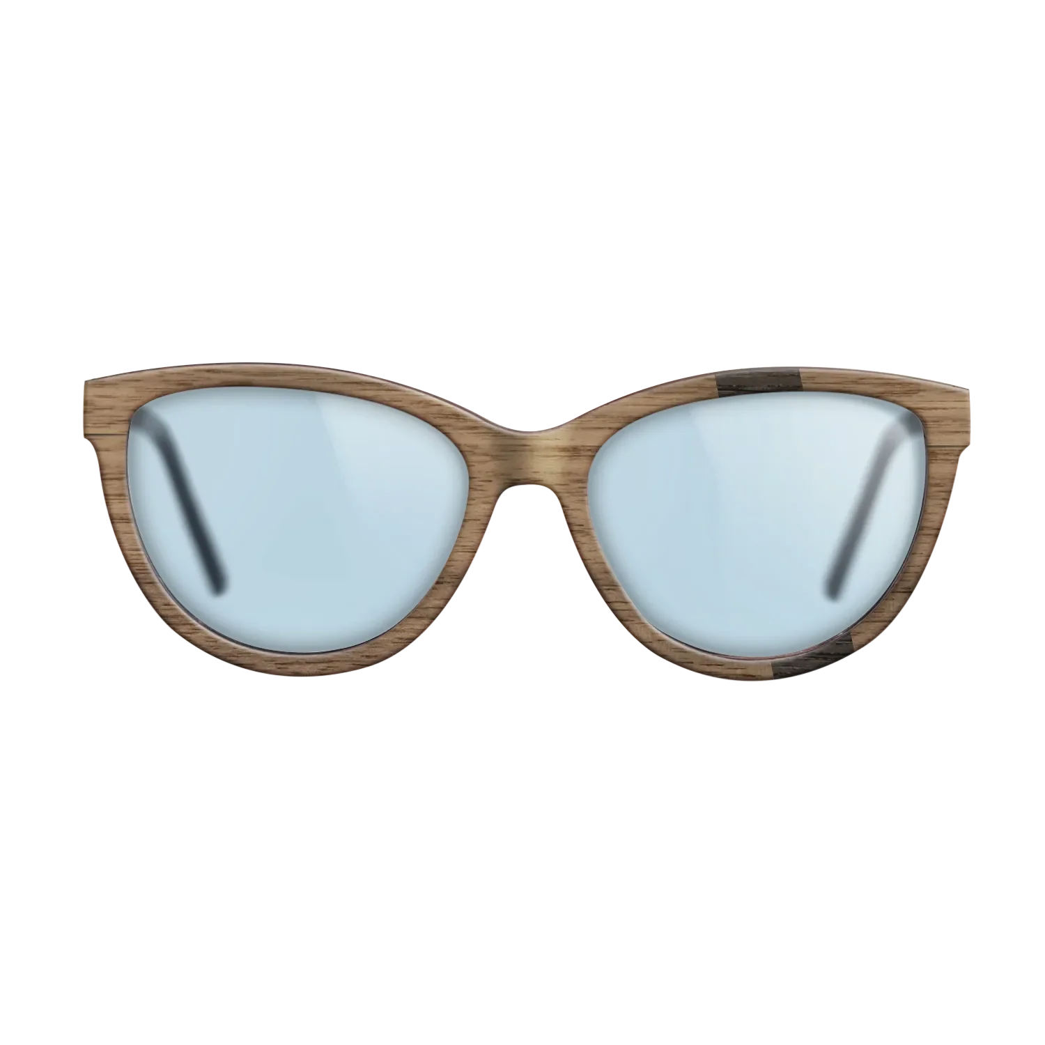 Fumed Oak,Walnut: Straight Grain: Wedge - The Maiden - Cat - 1575 - SIRIS wood optic