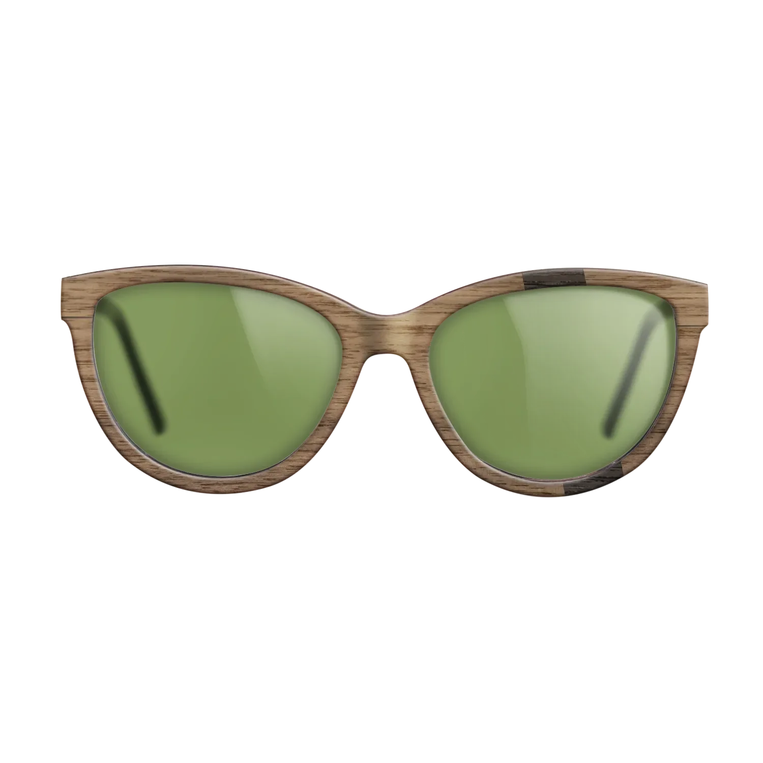 Fumed Oak,Walnut: Straight Grain: Wedge - The Maiden - Cat - 1575 - SIRIS wood optic
