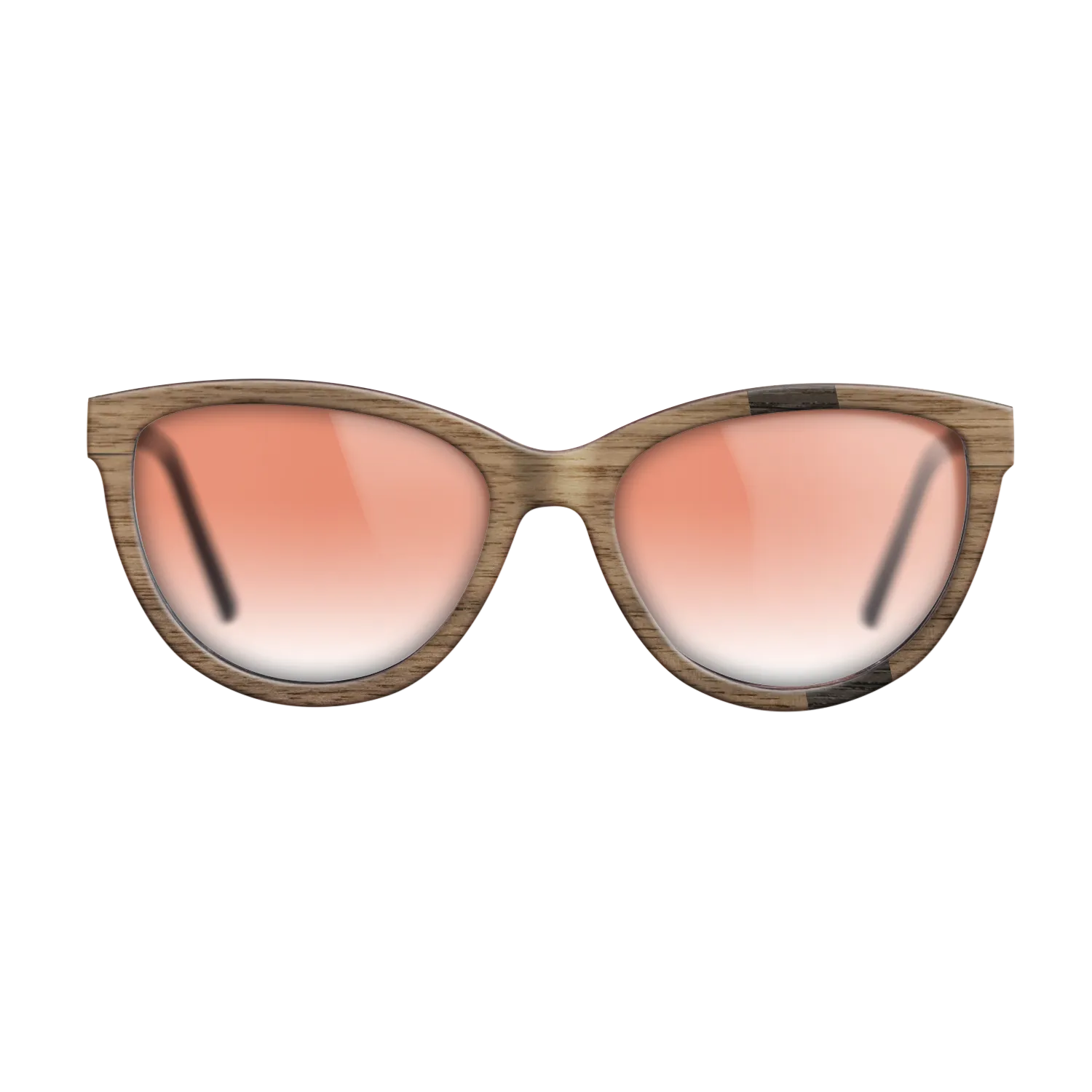 Fumed Oak,Walnut: Straight Grain: Wedge - The Maiden - Cat - 1575 - SIRIS wood optic