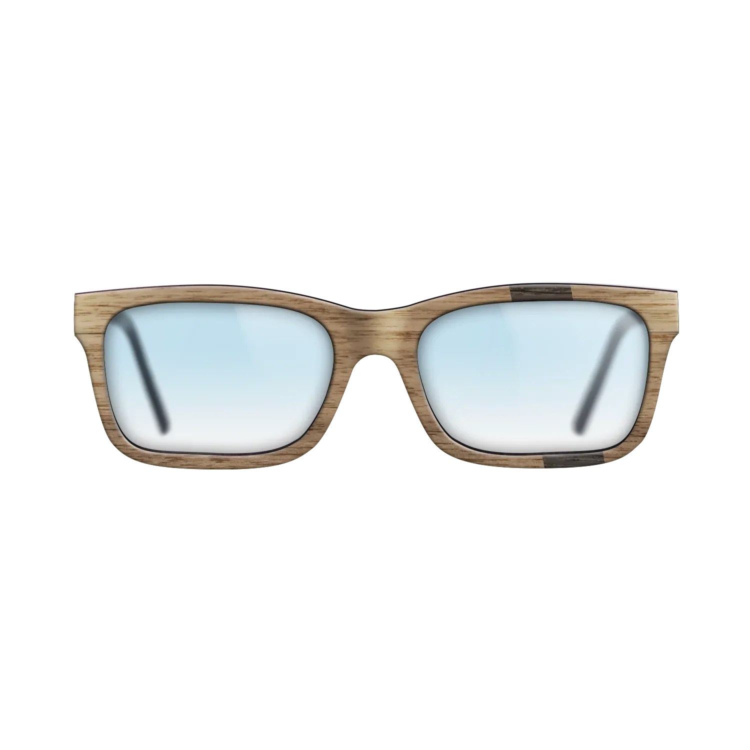 Fumed Oak,Walnut: Straight Grain: Wedge - The Sage - Rectangle - 1575 - SIRIS wood optic