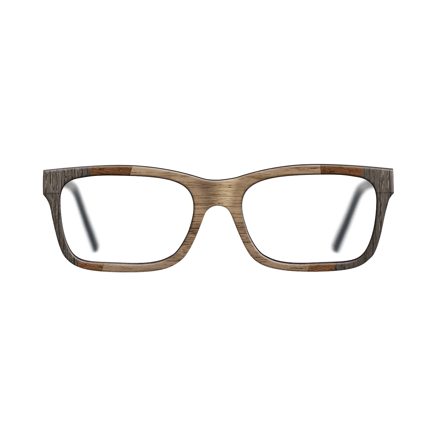 Fumed Oak,Walnut: Straight Grain,Wenge,Walnut Burl: Fractal - The Sage - Rectangle - 1348 - SIRIS wood optic