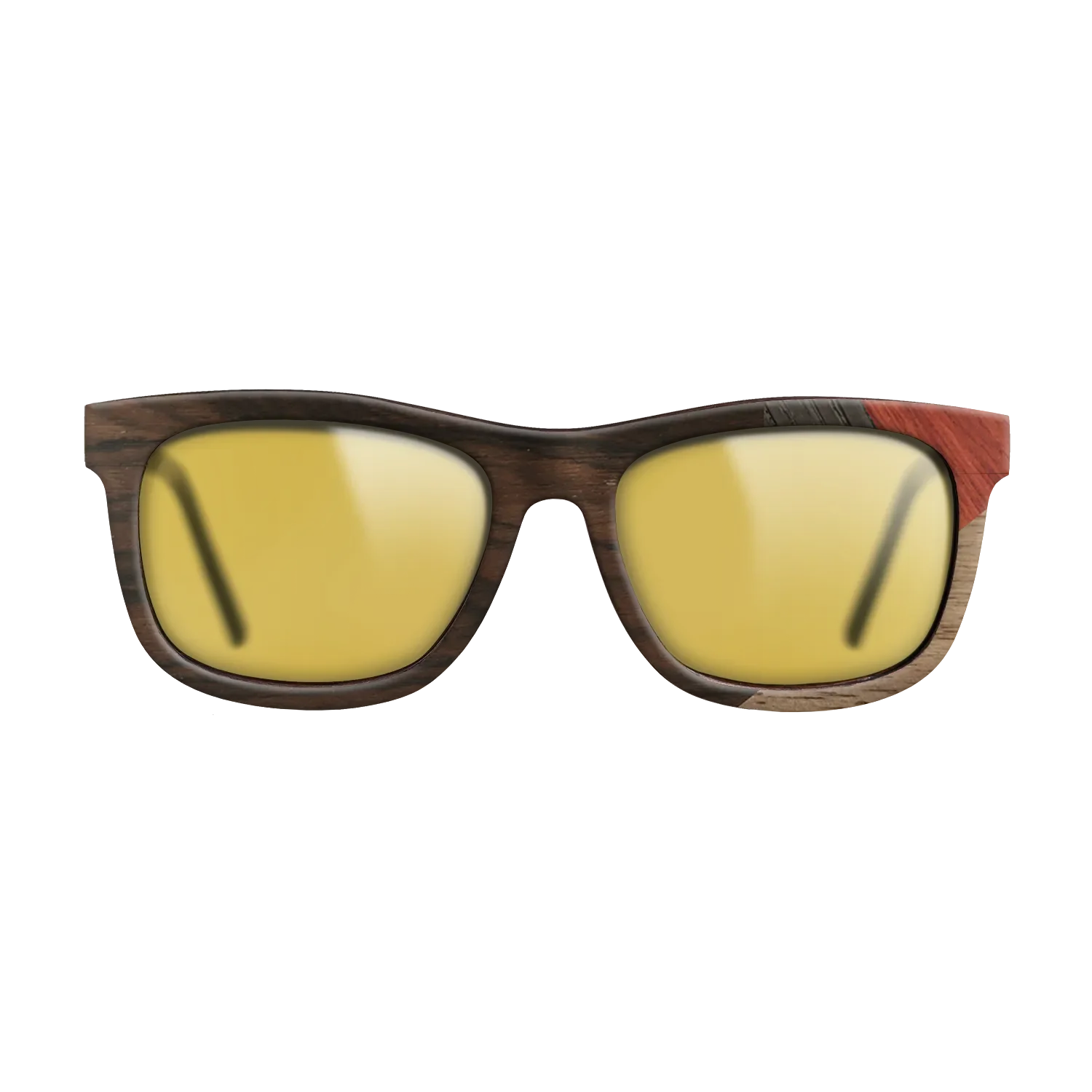 Fumed Oak,Walnut: Straight Grain,Ziricote Dark Quartered,Poplar Dyed: Red: Mosaic - The Hero - Square - 729 - SIRIS wood optic