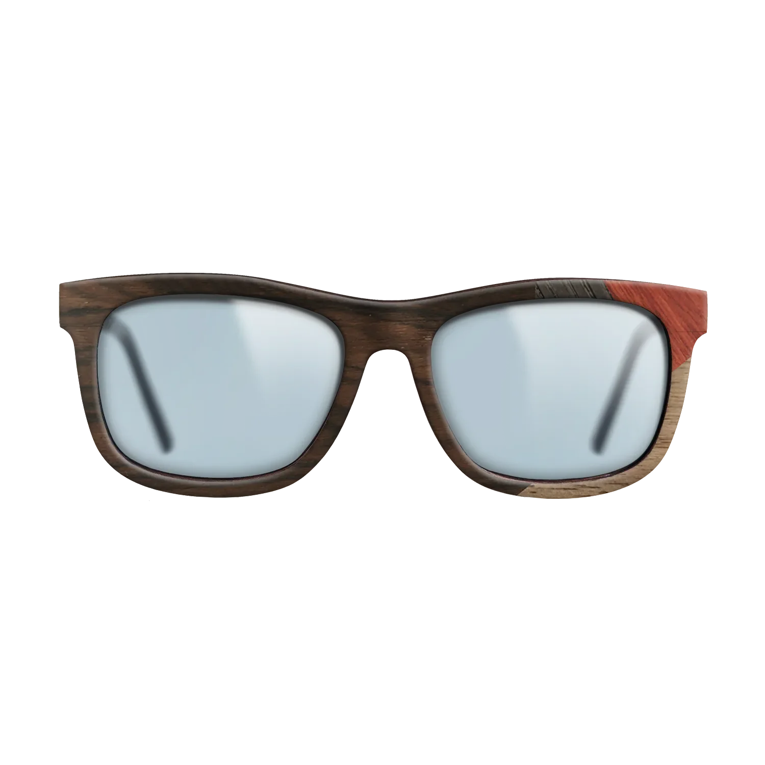 Fumed Oak,Walnut: Straight Grain,Ziricote Dark Quartered,Poplar Dyed: Red: Mosaic - The Hero - Square - 729 - SIRIS wood optic