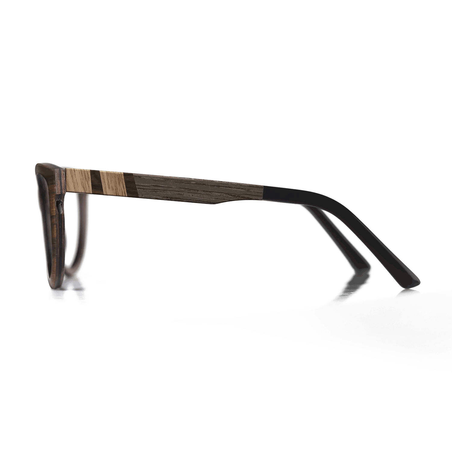 Fumed Oak,Walnut: Straight Grain,Ziricote Dark Quartered: Recursive - The Sage - Rectangle - 781 - SIRIS wood optic