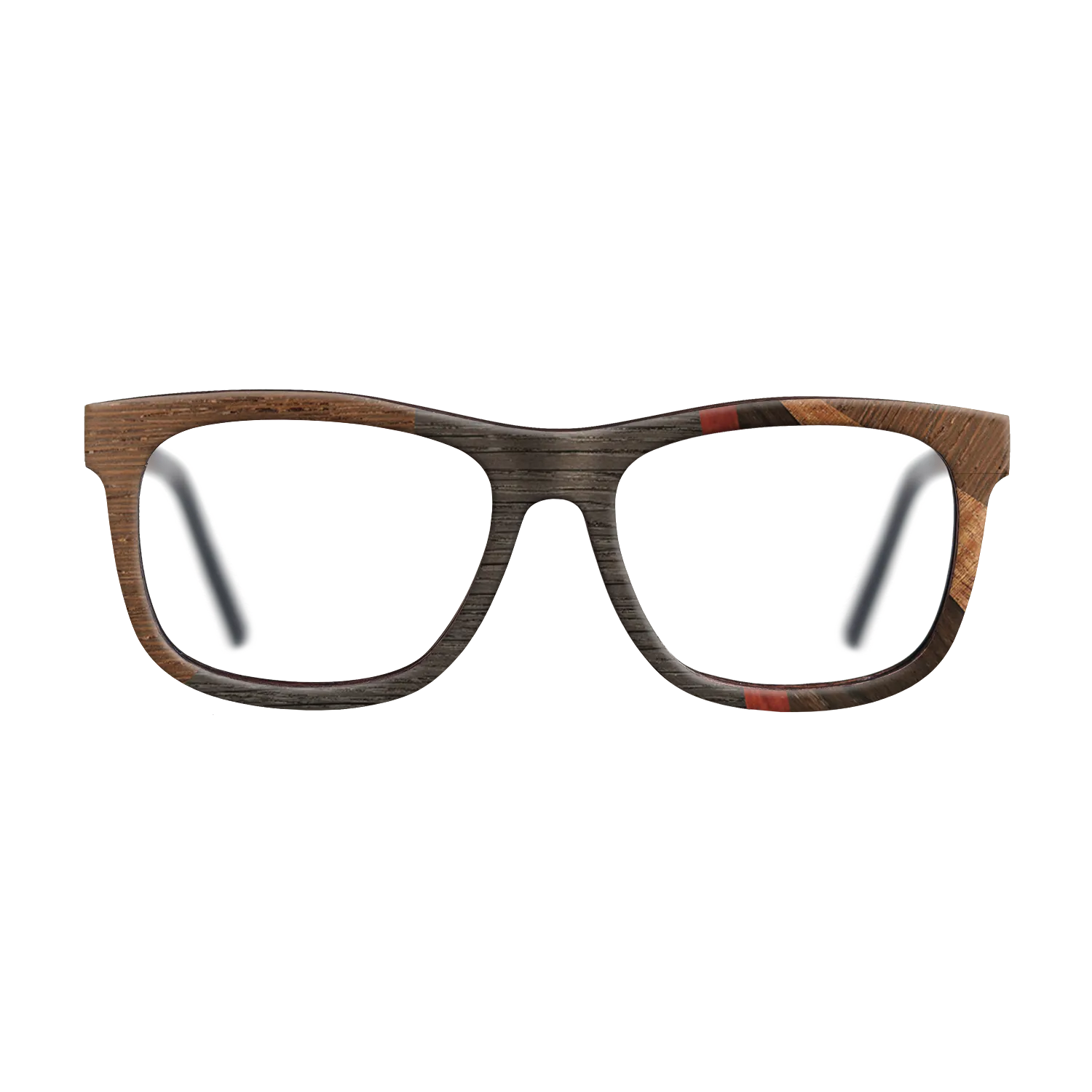 Fumed Oak,Wenge,Koa,Poplar Dyed: Red,Ziricote Dark Quartered: Fractal - The Hero - Square - 775 - SIRIS wood optic