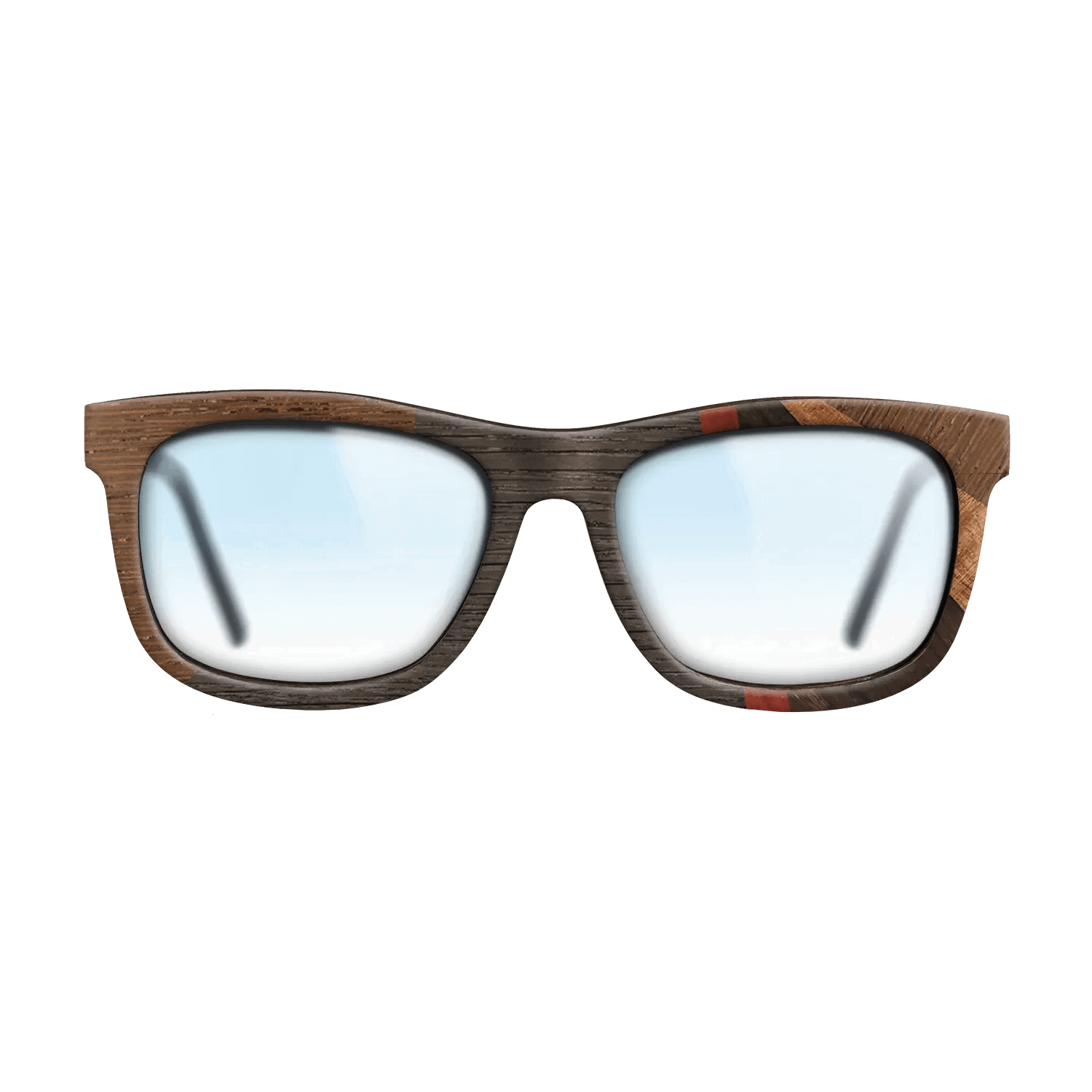 Fumed Oak,Wenge,Koa,Poplar Dyed: Red,Ziricote Dark Quartered: Fractal - The Hero - Square - 775 - SIRIS wood optic