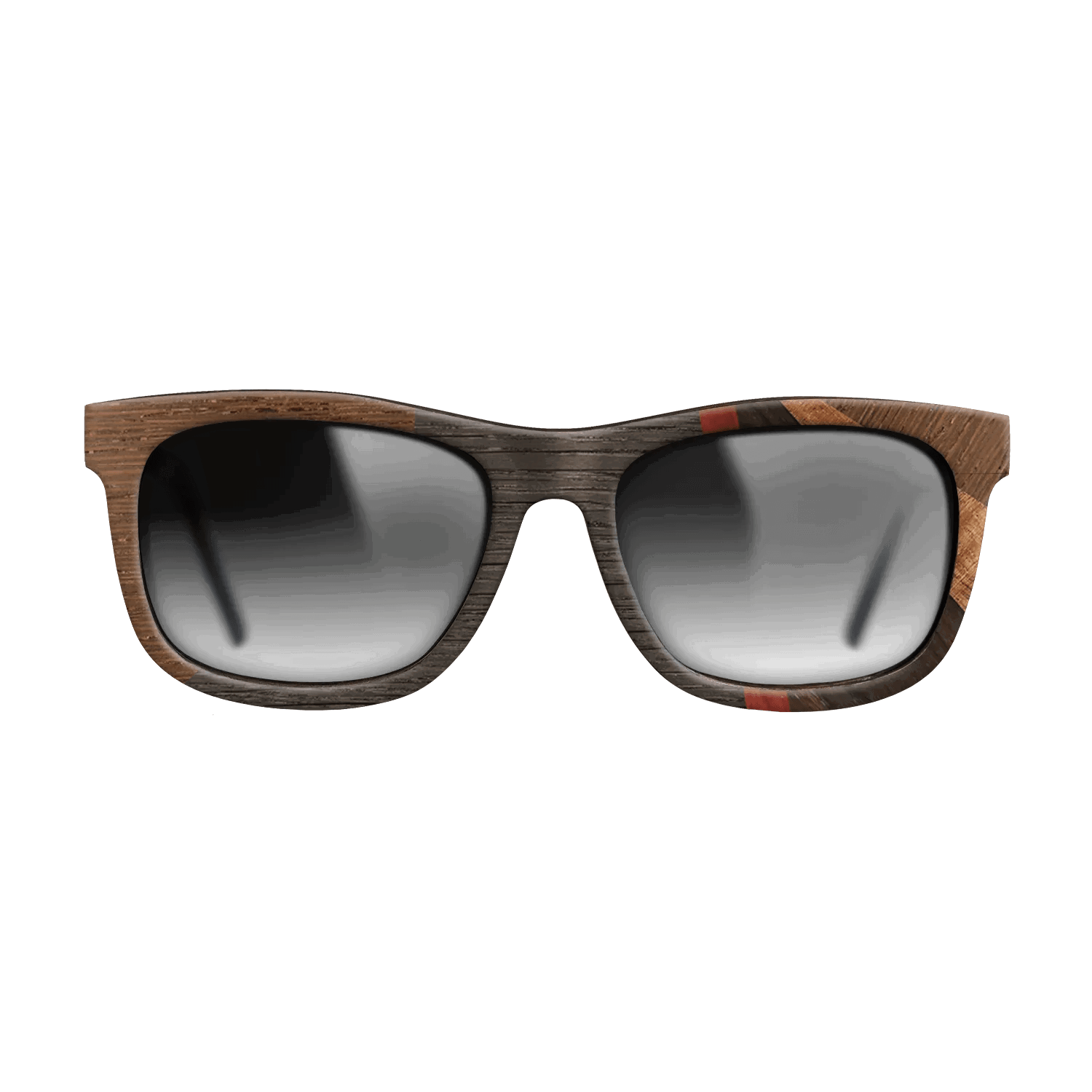 Fumed Oak,Wenge,Koa,Poplar Dyed: Red,Ziricote Dark Quartered: Fractal - The Hero - Square - 775 - SIRIS wood optic