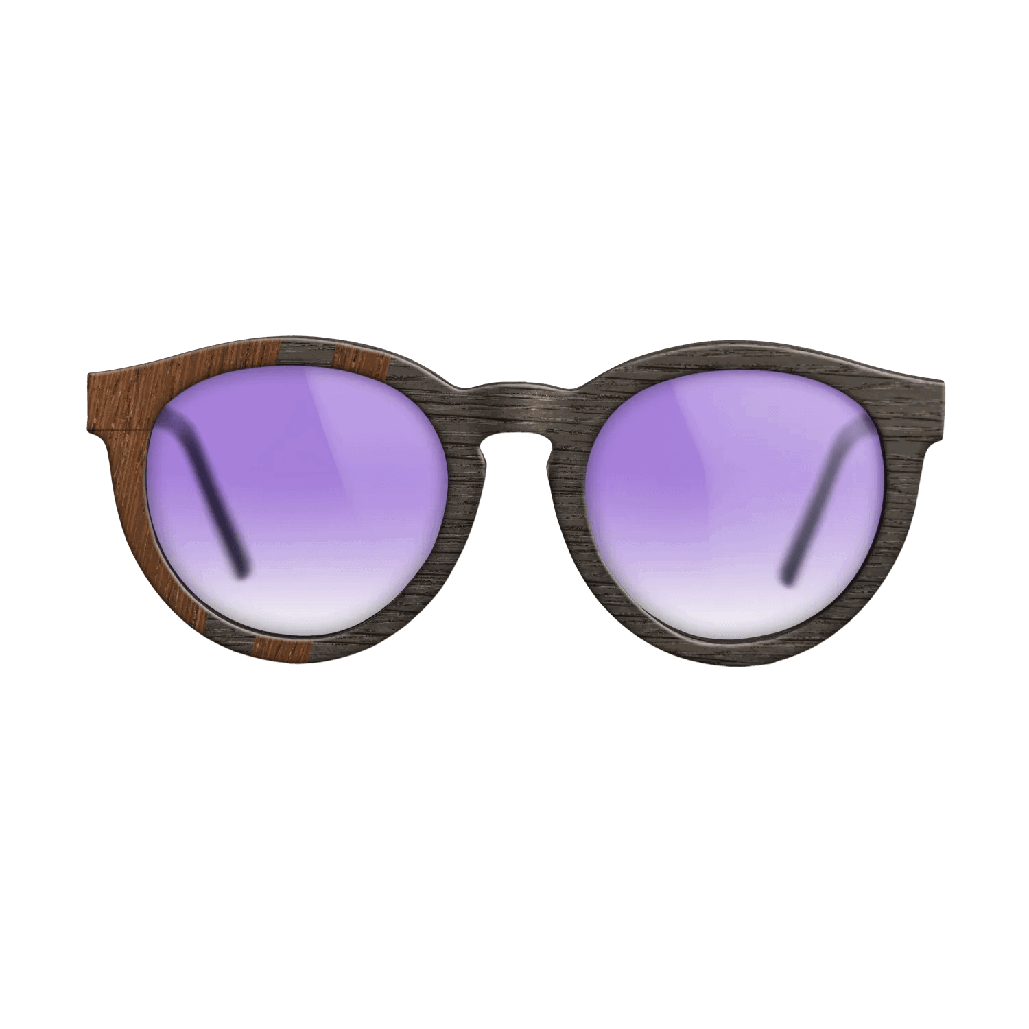 Fumed Oak,Wenge: Splice - The Rebel - Round - SIRIS wood optic