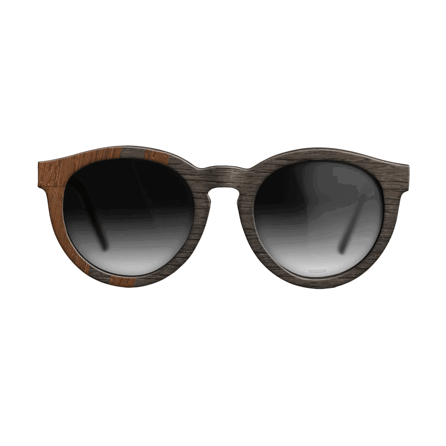 Fumed Oak,Wenge: Splice - The Rebel - Round - SIRIS wood optic