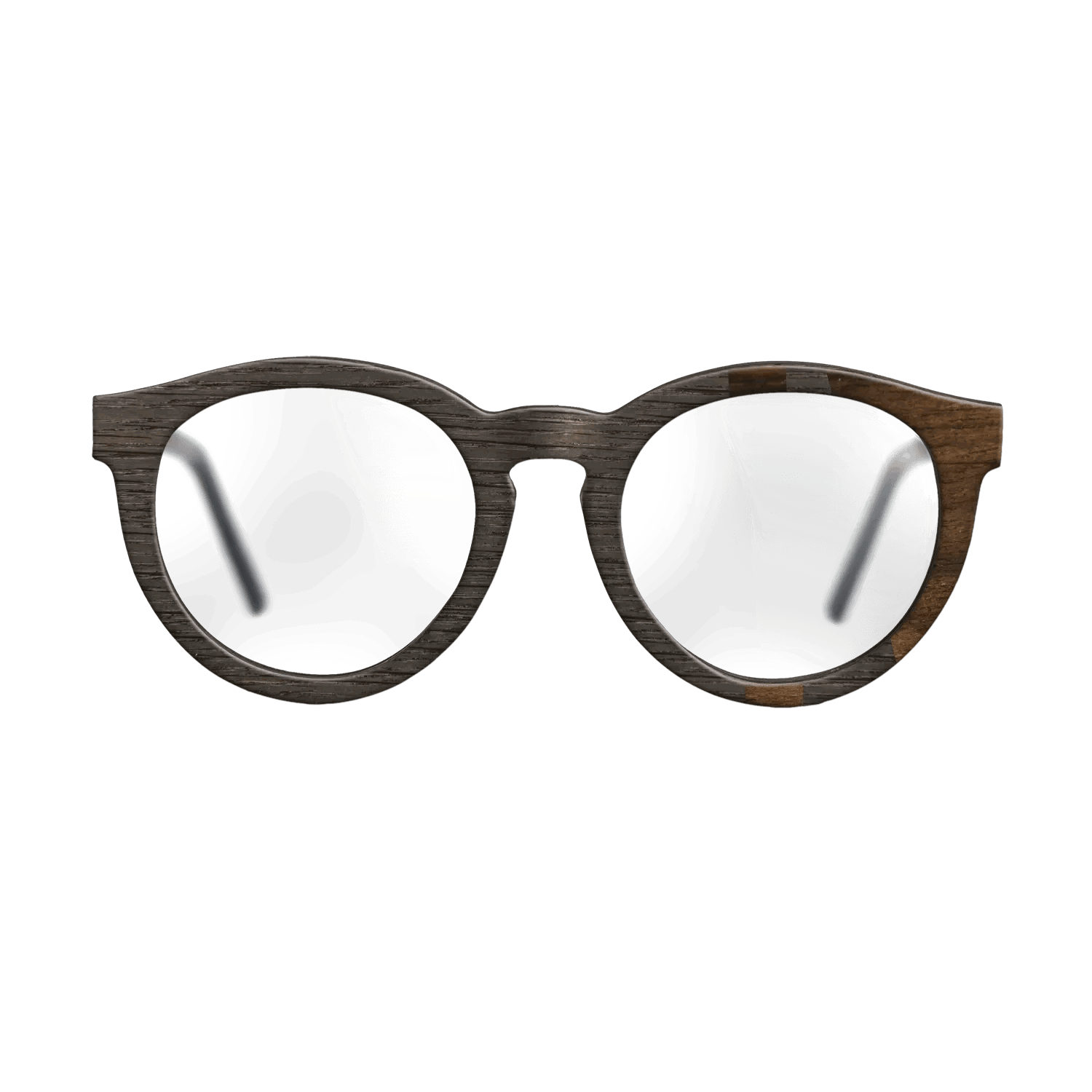 Fumed Oak,Ziricote Dark Quartered: Bauhaus - The Rebel - Round - SIRIS wood optic