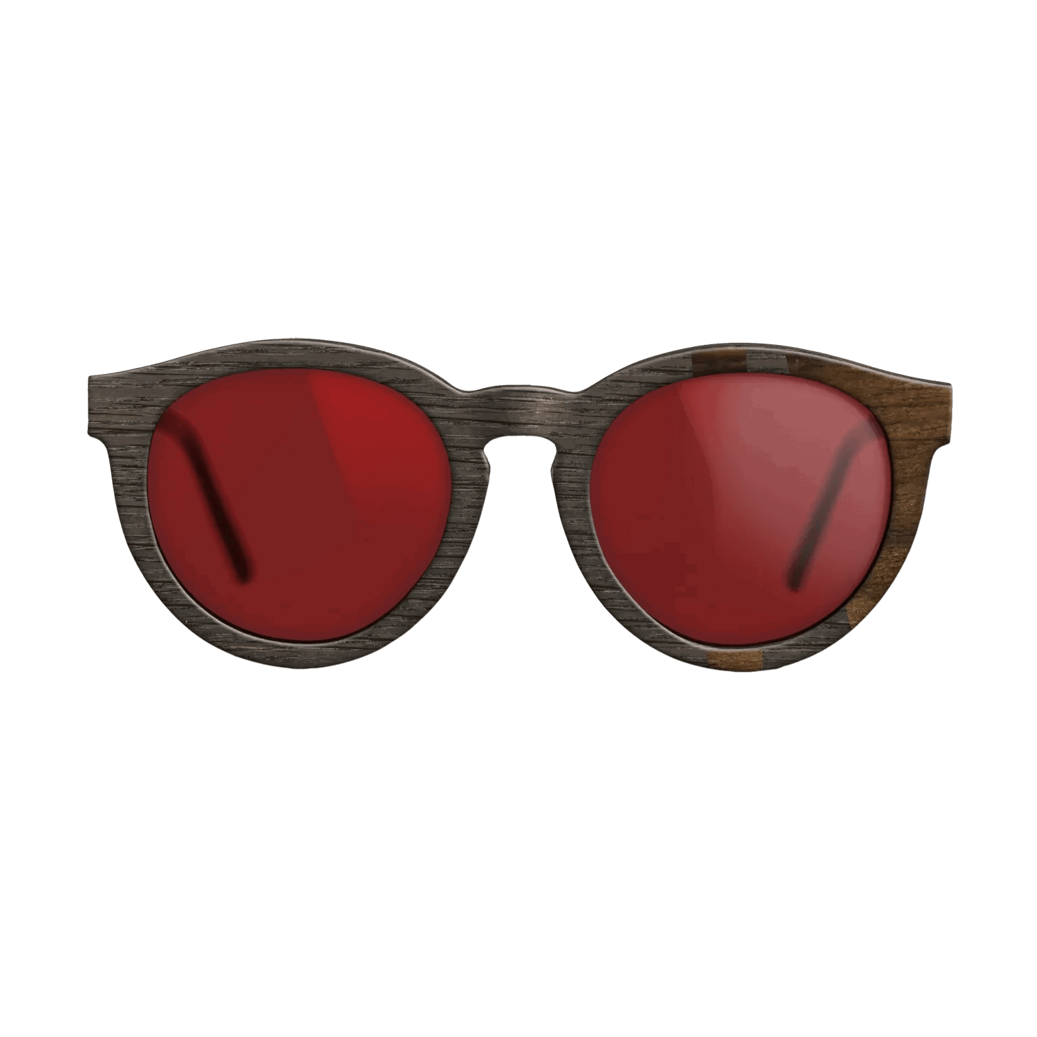 Fumed Oak,Ziricote Dark Quartered: Bauhaus - The Rebel - Round - SIRIS wood optic