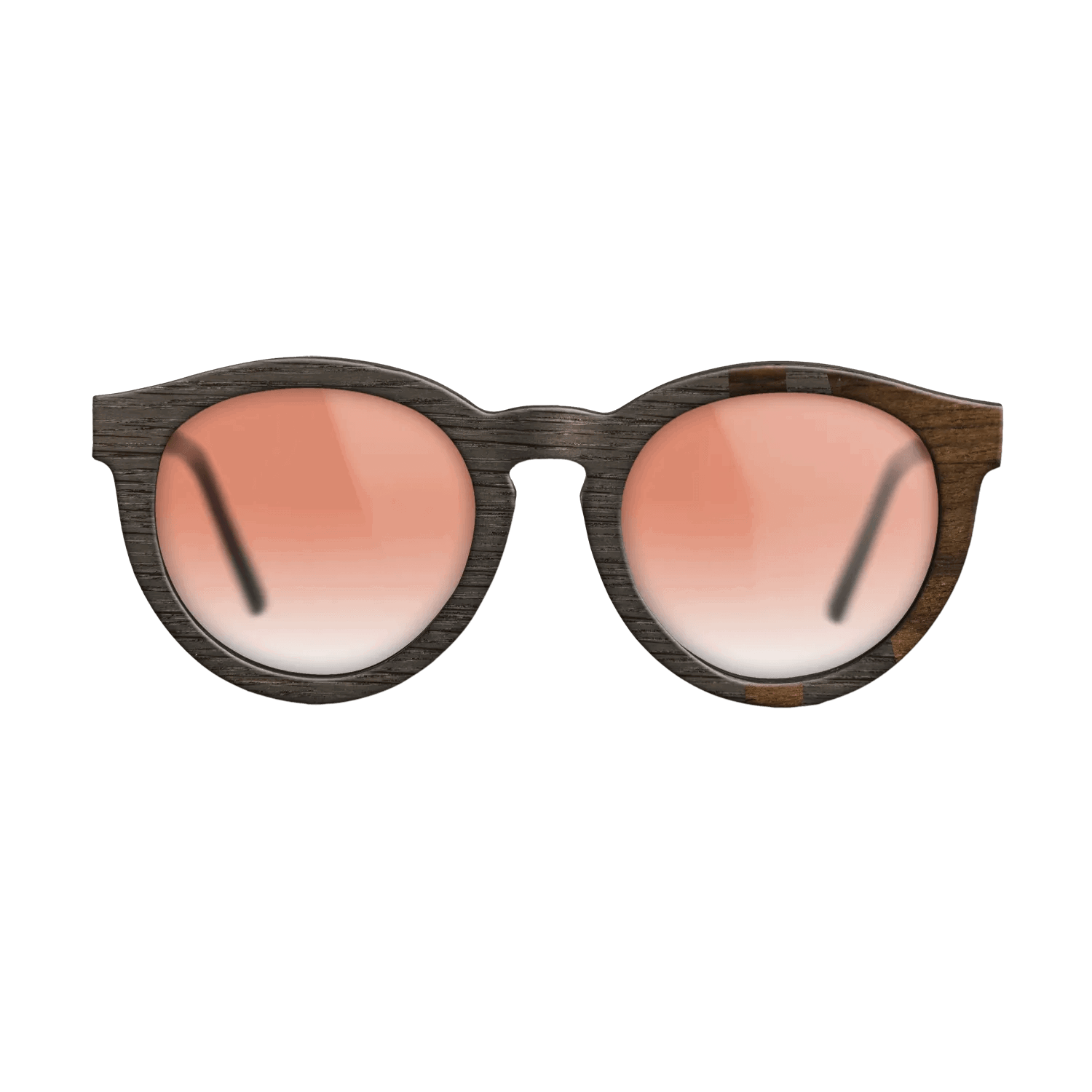 Fumed Oak,Ziricote Dark Quartered: Bauhaus - The Rebel - Round - SIRIS wood optic