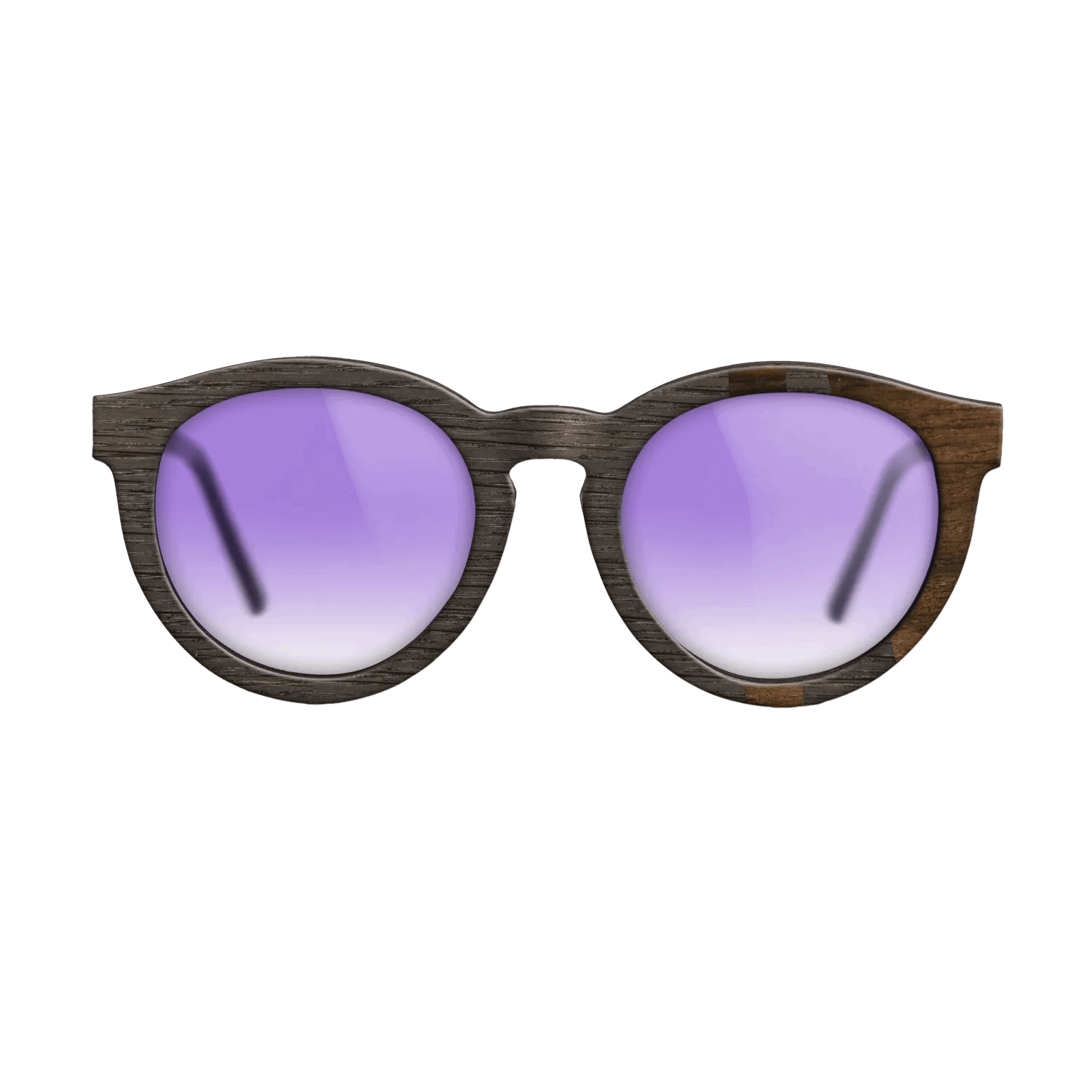 Fumed Oak,Ziricote Dark Quartered: Bauhaus - The Rebel - Round - SIRIS wood optic
