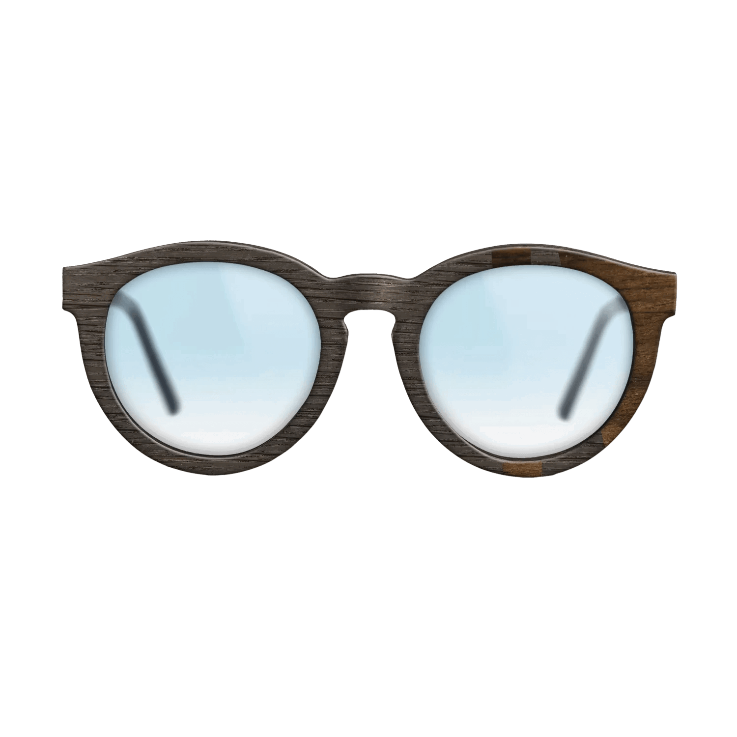 Fumed Oak,Ziricote Dark Quartered: Bauhaus - The Rebel - Round - SIRIS wood optic