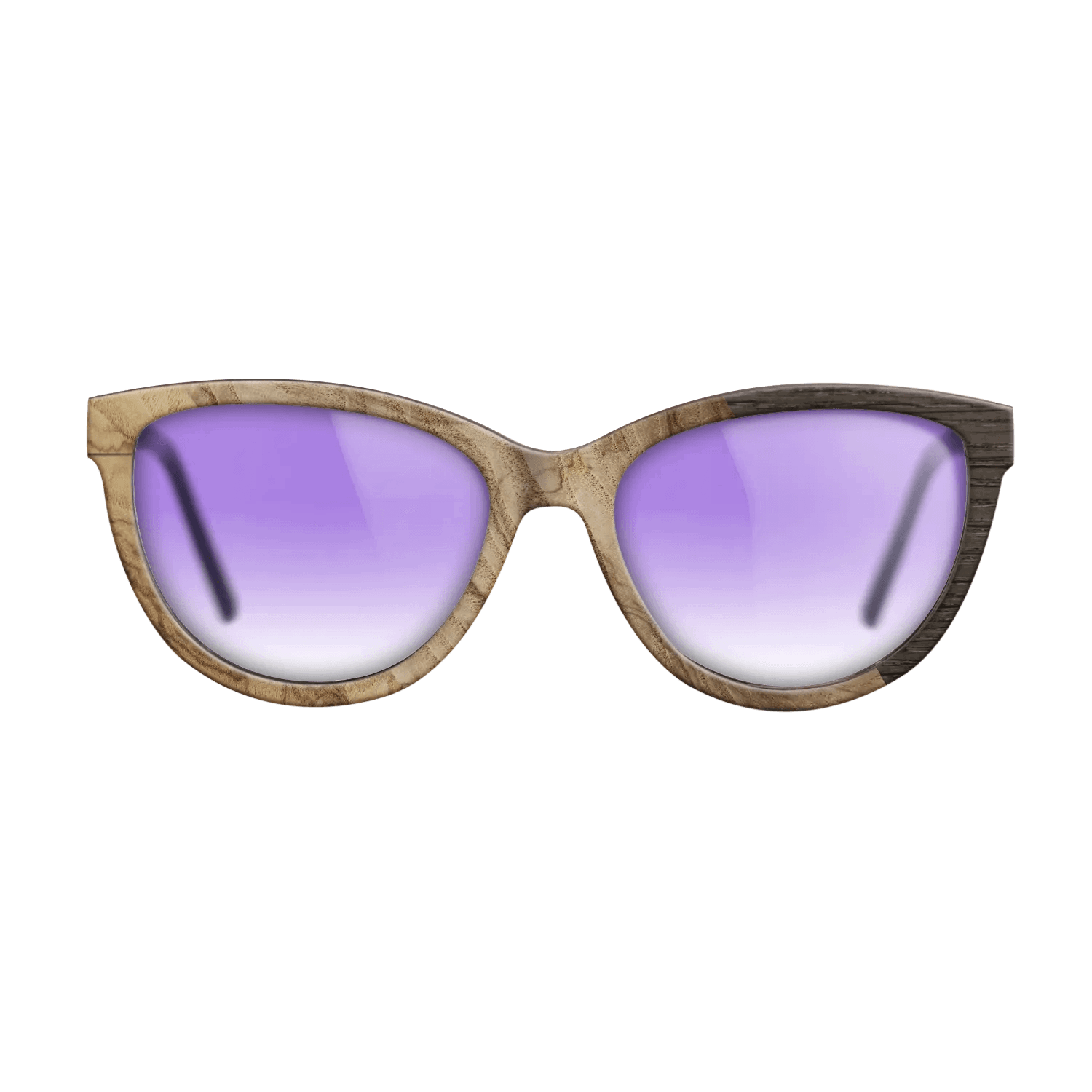 Fumed Oak,Ziricote Dark Quartered: Cubic Cuts - The Maiden - Cat - SIRIS wood optic