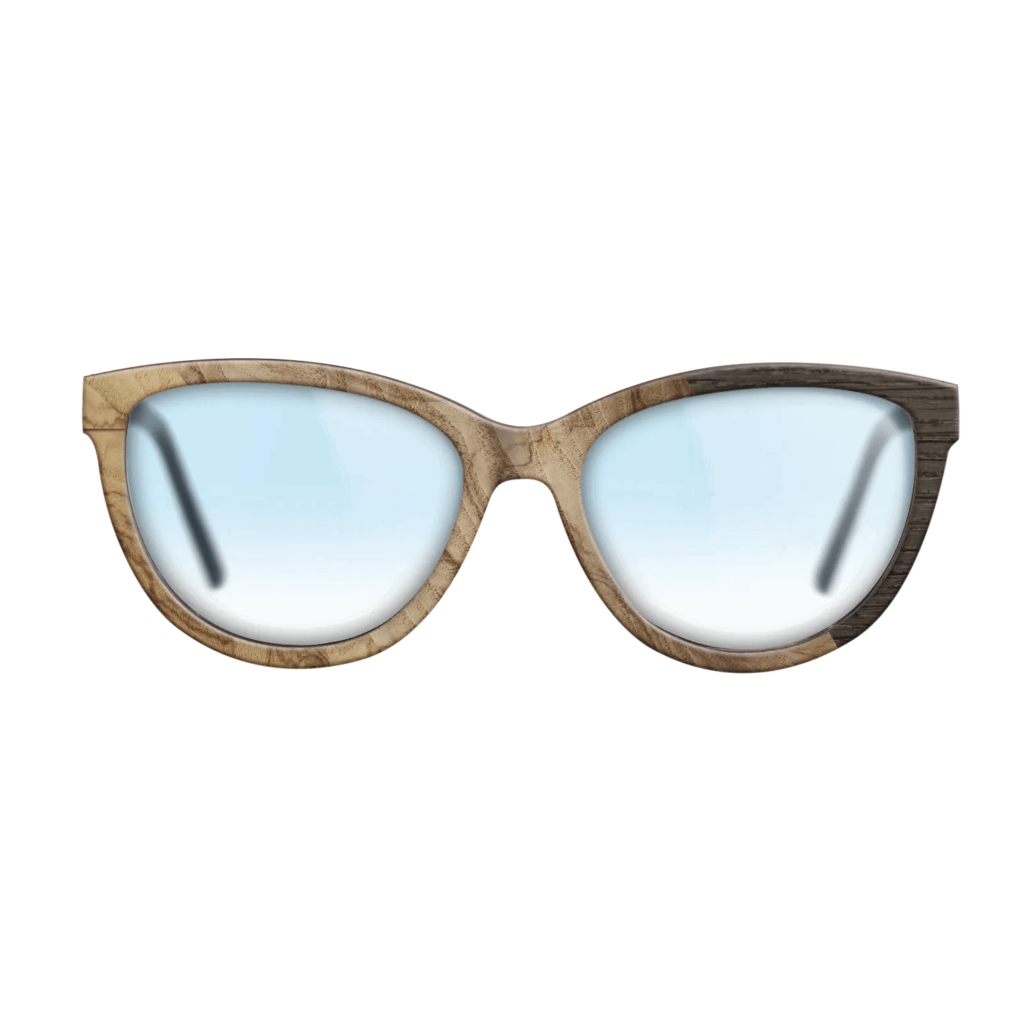 Fumed Oak,Ziricote Dark Quartered: Cubic Cuts - The Maiden - Cat - SIRIS wood optic