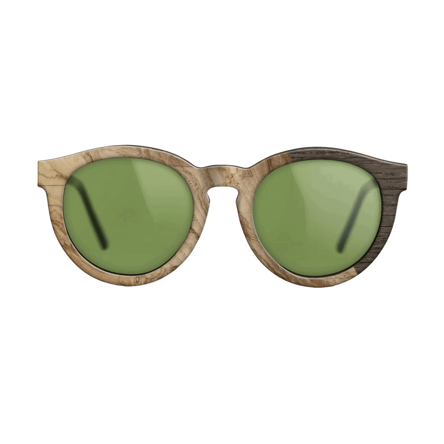 Fumed Oak,Ziricote Dark Quartered: Cubic Cuts - The Rebel - Round - SIRIS wood optic