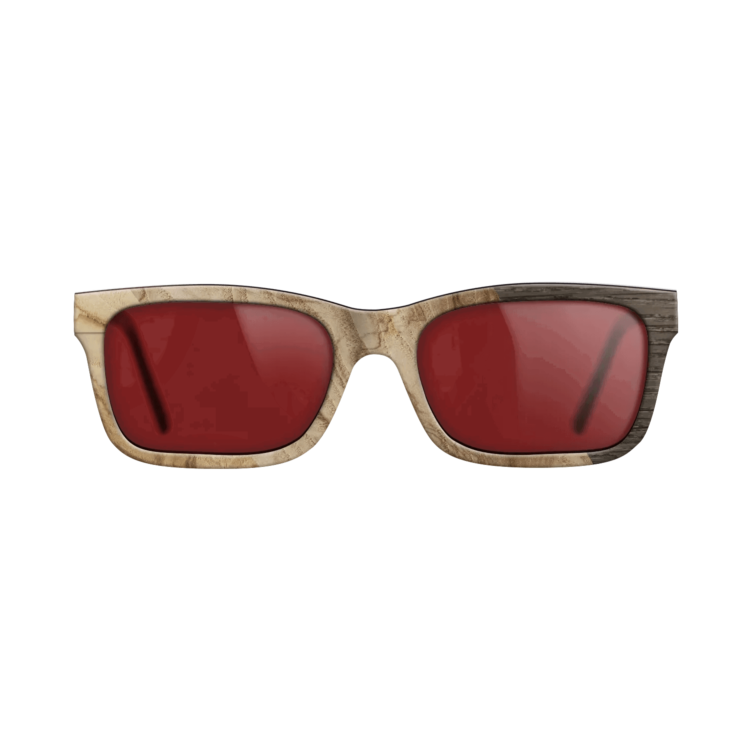 Fumed Oak,Ziricote Dark Quartered: Cubic Cuts - The Sage - Rectangle - SIRIS wood optic