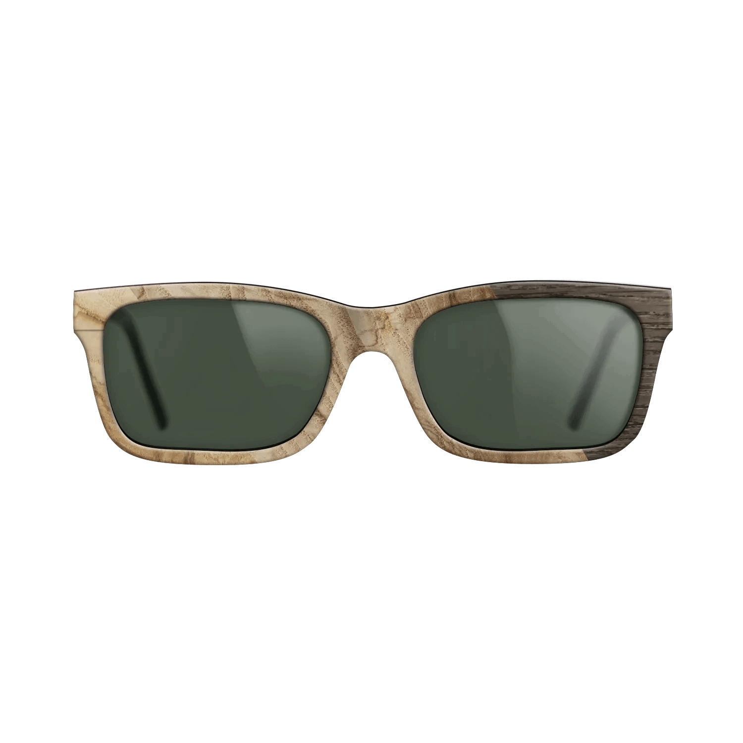 Fumed Oak,Ziricote Dark Quartered: Cubic Cuts - The Sage - Rectangle - SIRIS wood optic